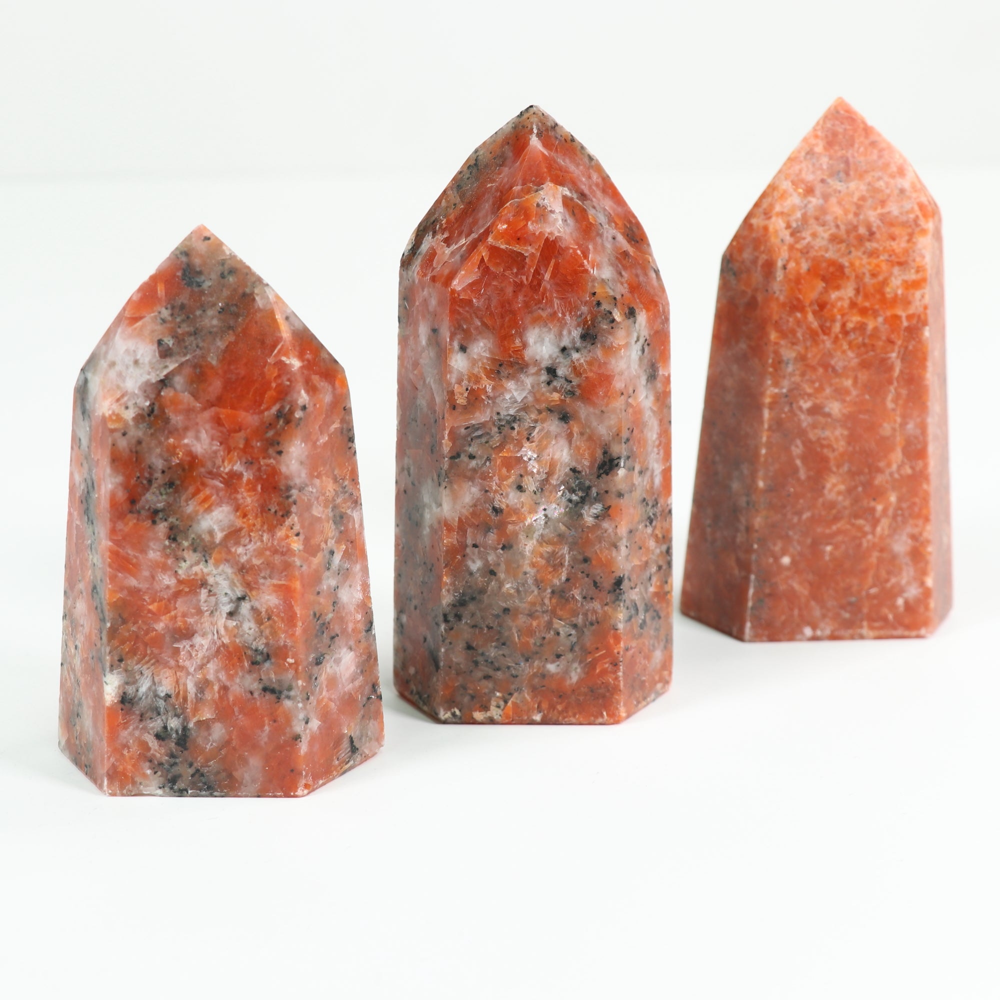 Orchid Calcite Polished Tower, Cut Base, 400-500 Gr, 1 Piece #027