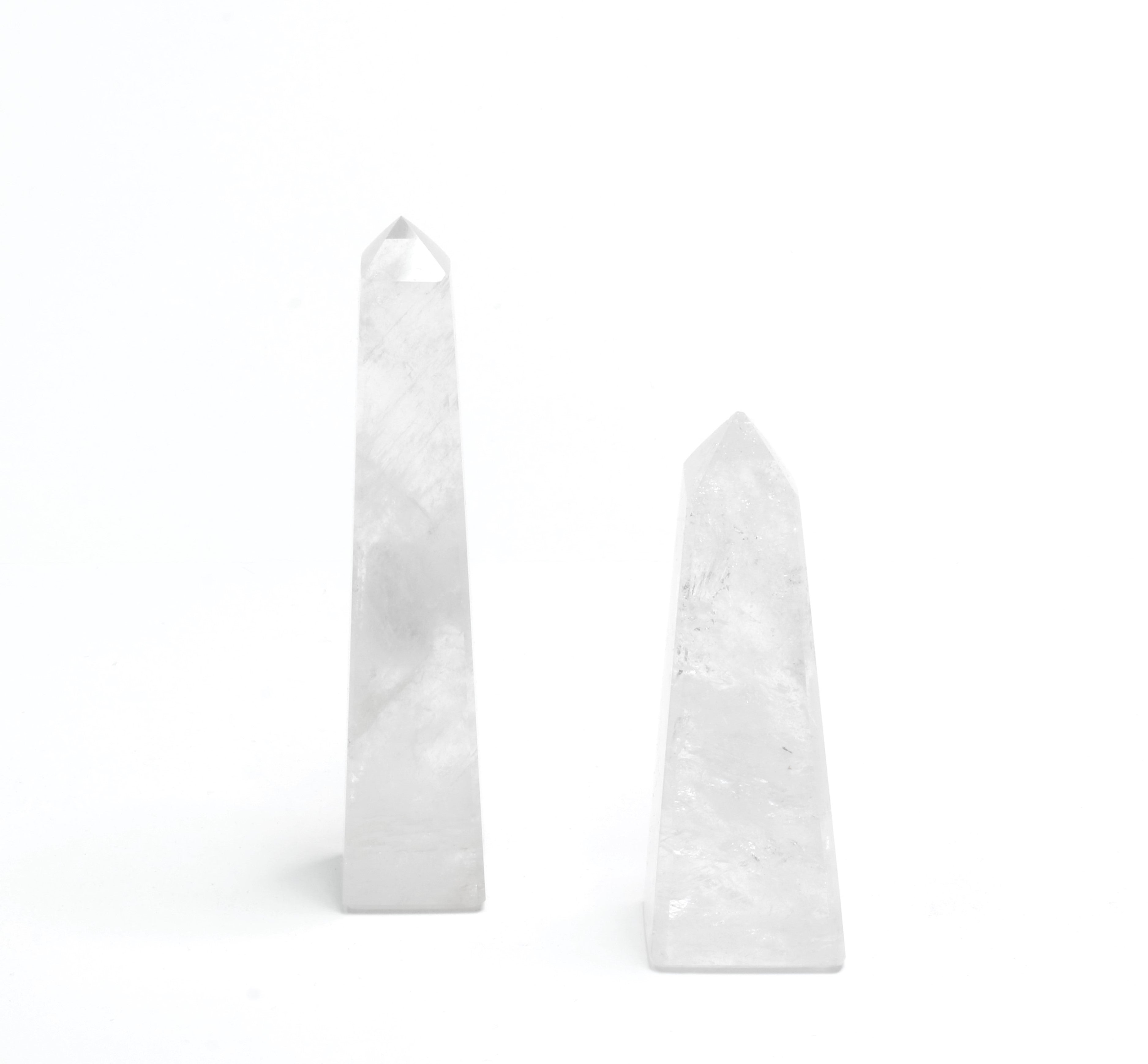 Clear Quartz Polished Obelisk, Cut Base, 0-250 Gr, 1 Piece, #006