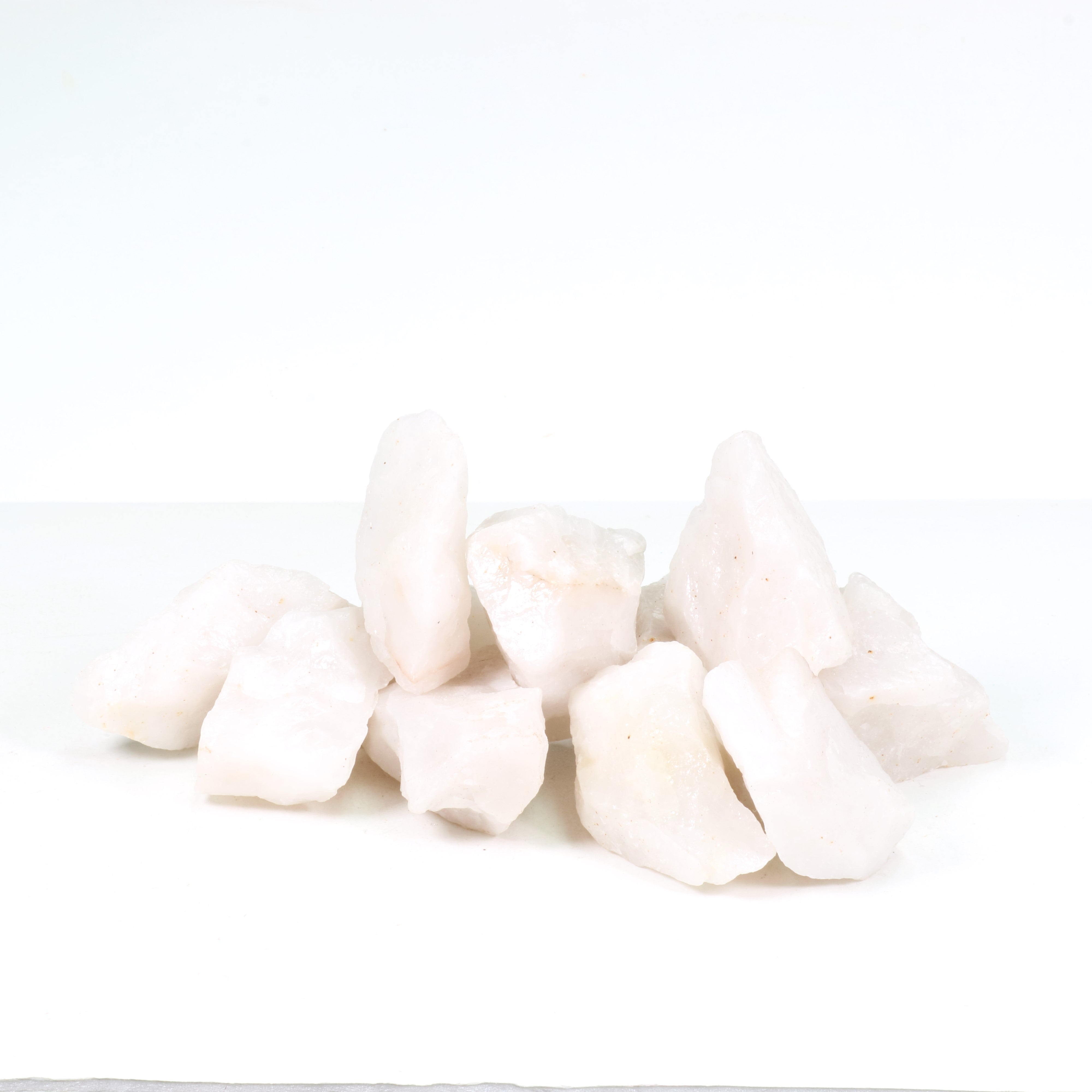 Milky Quartz Rough Stone, 3-6cm, 20 Pieces in a Pack, #0120