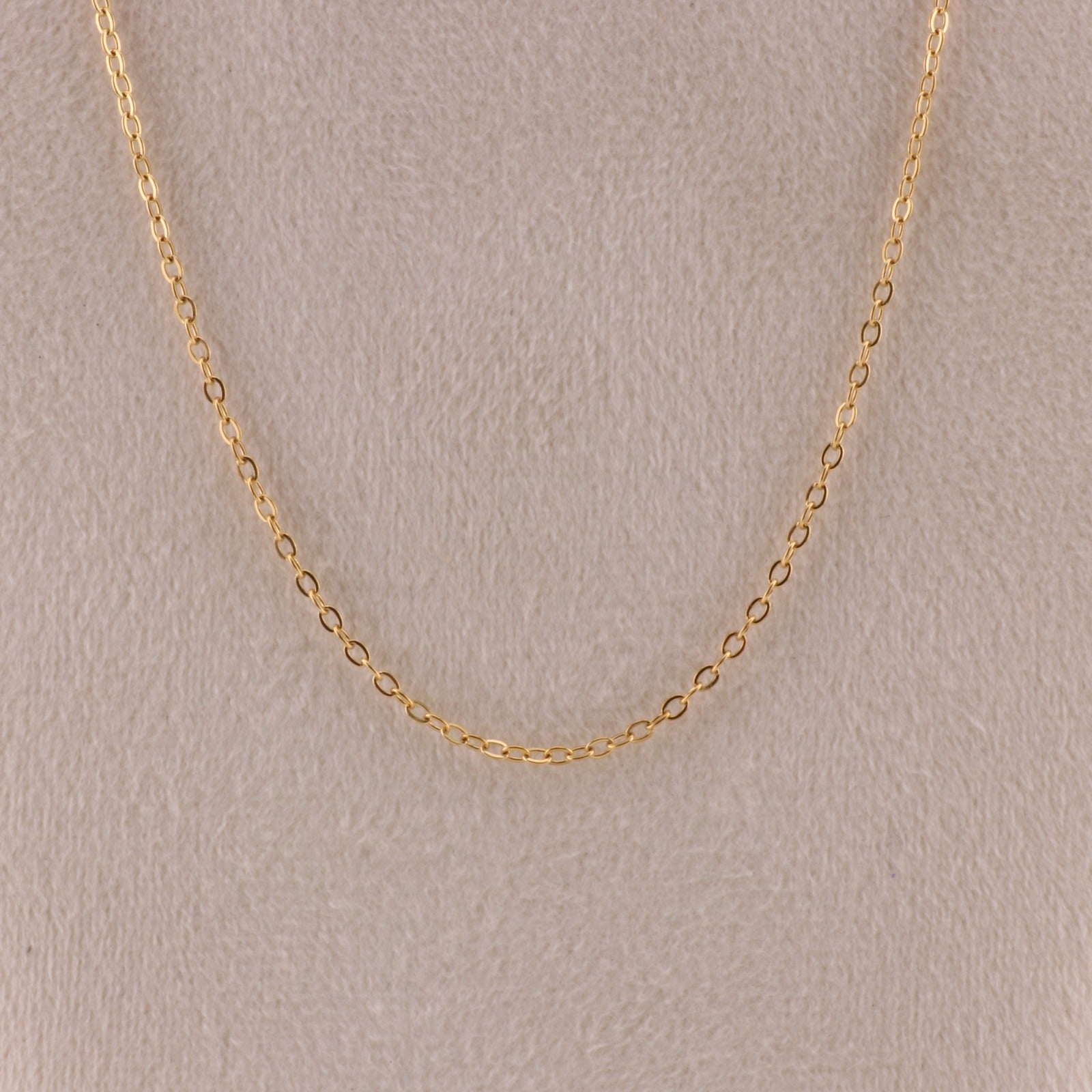 304 Stainless Steel Cable Chain Necklace, 22” with Lobster Claw Clasps, Gold Color, Pack of 50