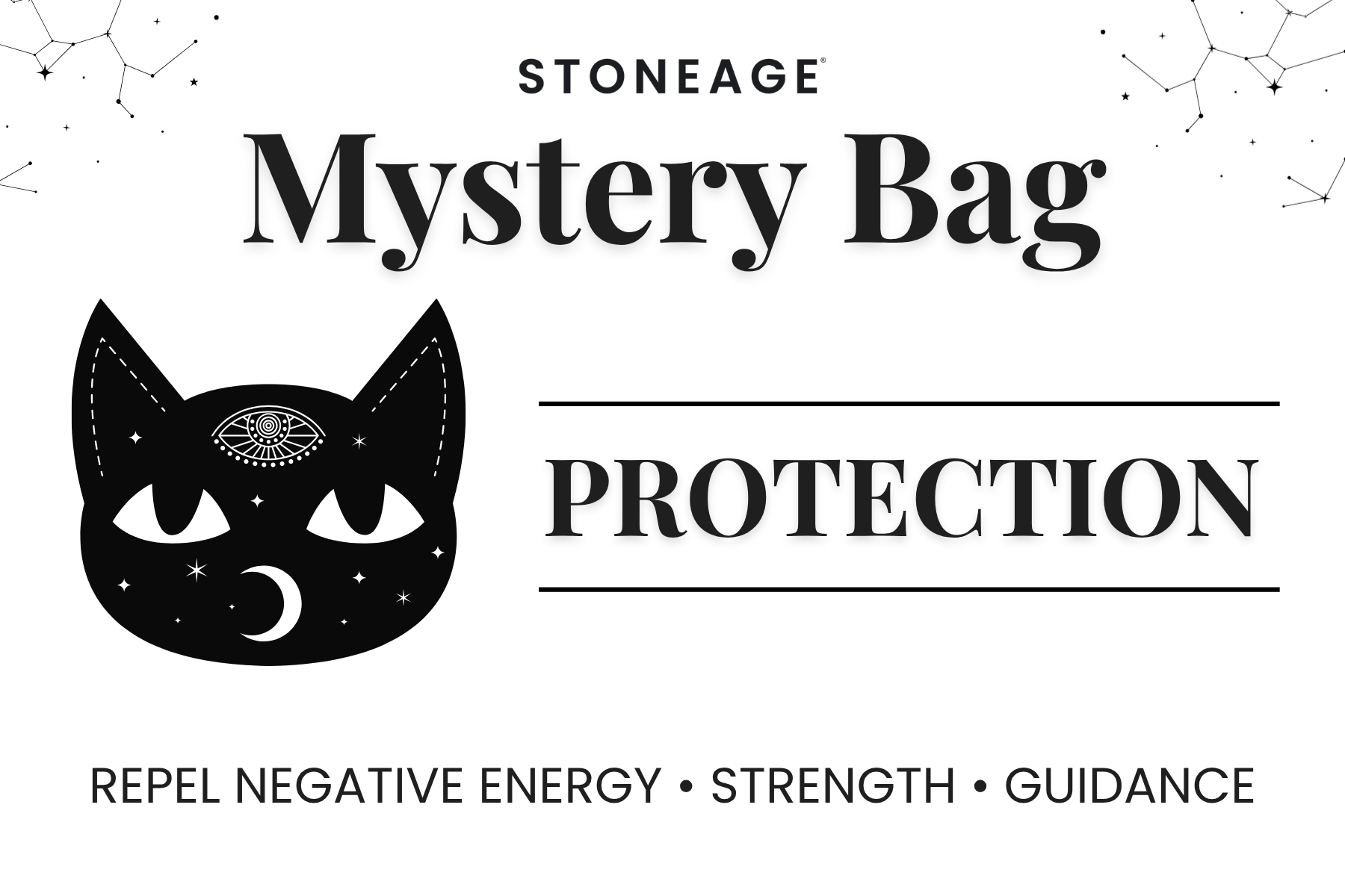 PROTECTION - Medium Mystery Bag Labels, 20 Pieces in a Pack