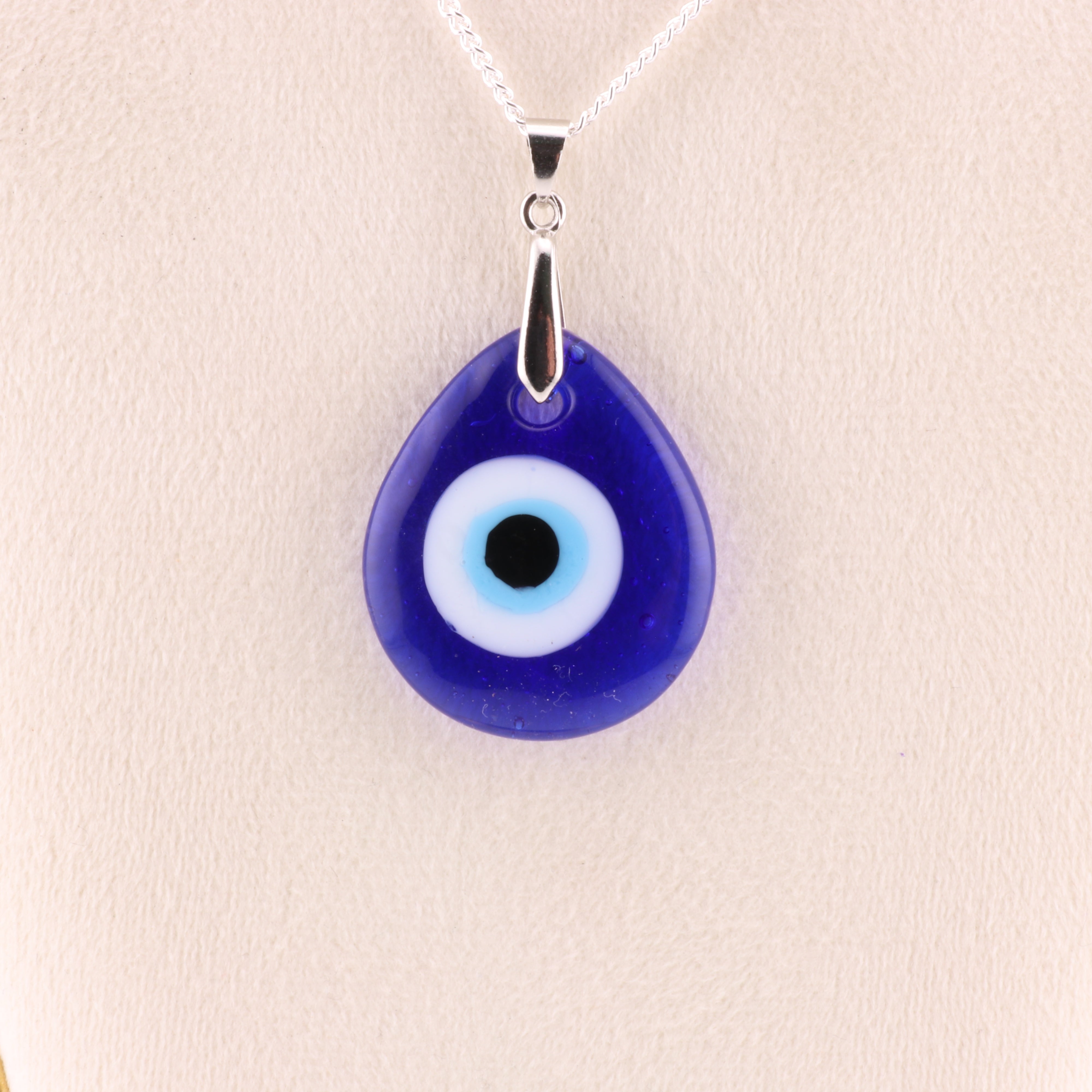 Evil Eye Pendant, Teardrop, 1.5", 5 Pieces in a Pack,