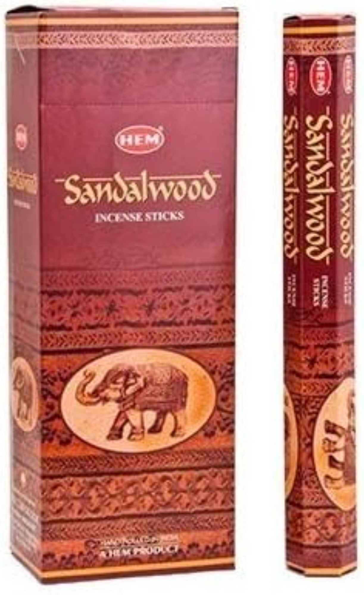 Hem Sandalwood, Jumbo Incense Sticks, 16", 6 Pack Box