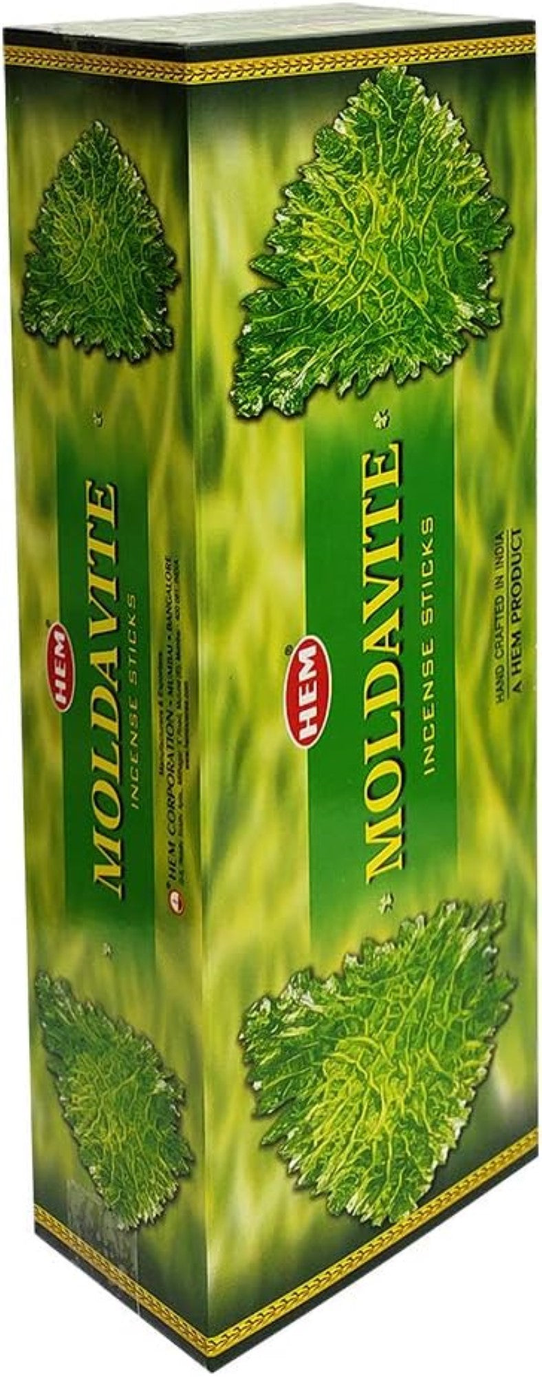 Hem Moldavite, Incense Sticks, 20 Sticks, 6 Pack Box