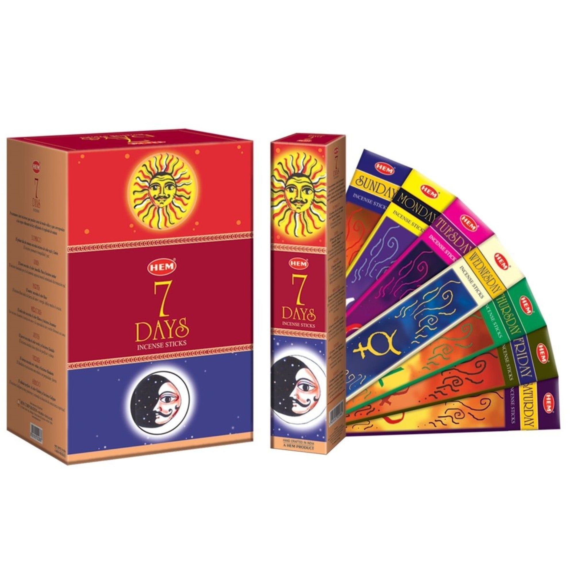Hem 7 Days, Incense Sticks, 35 Sticks, 12 Pack Box