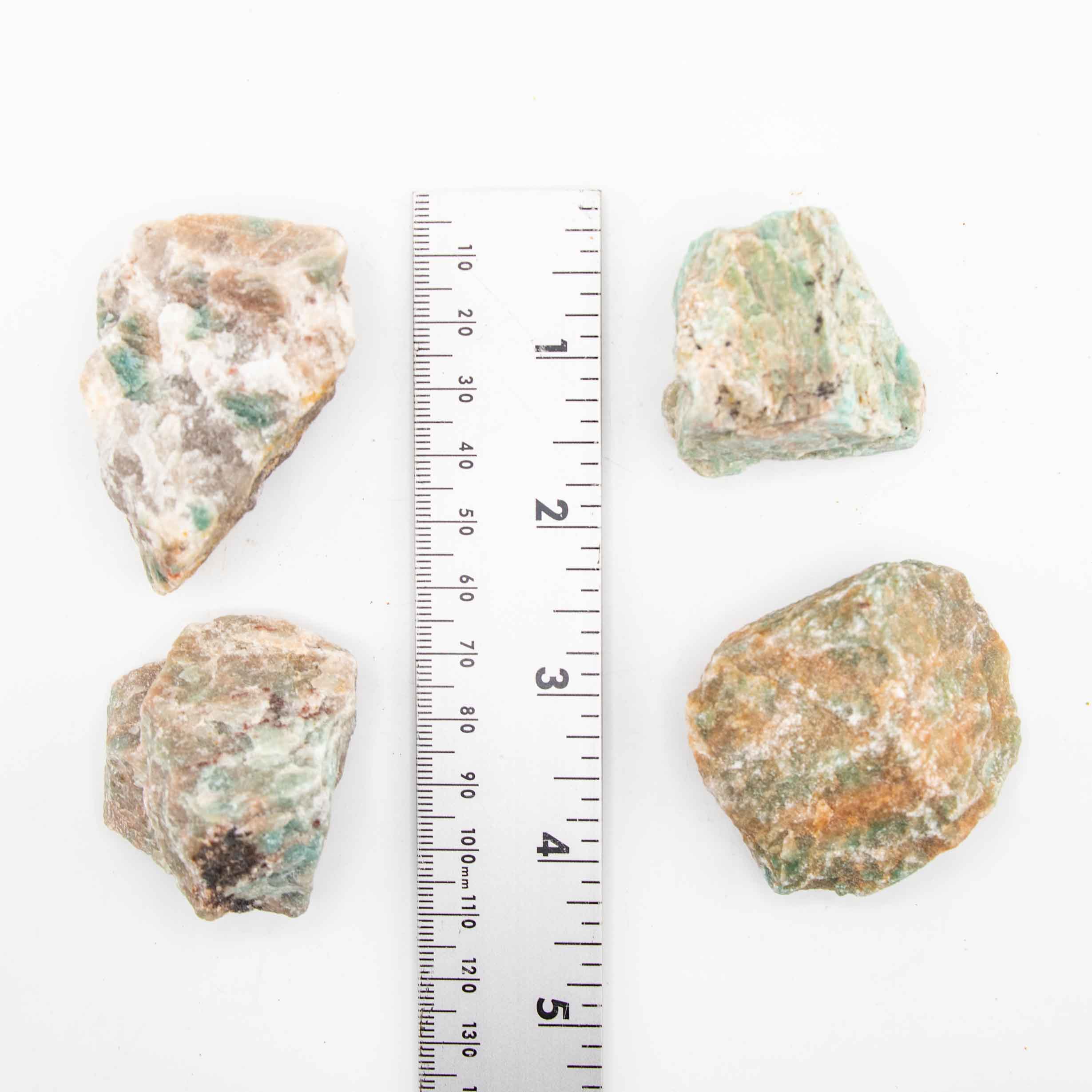 Amazonite Rough Stone, 3-5cm, 1 KG Pack