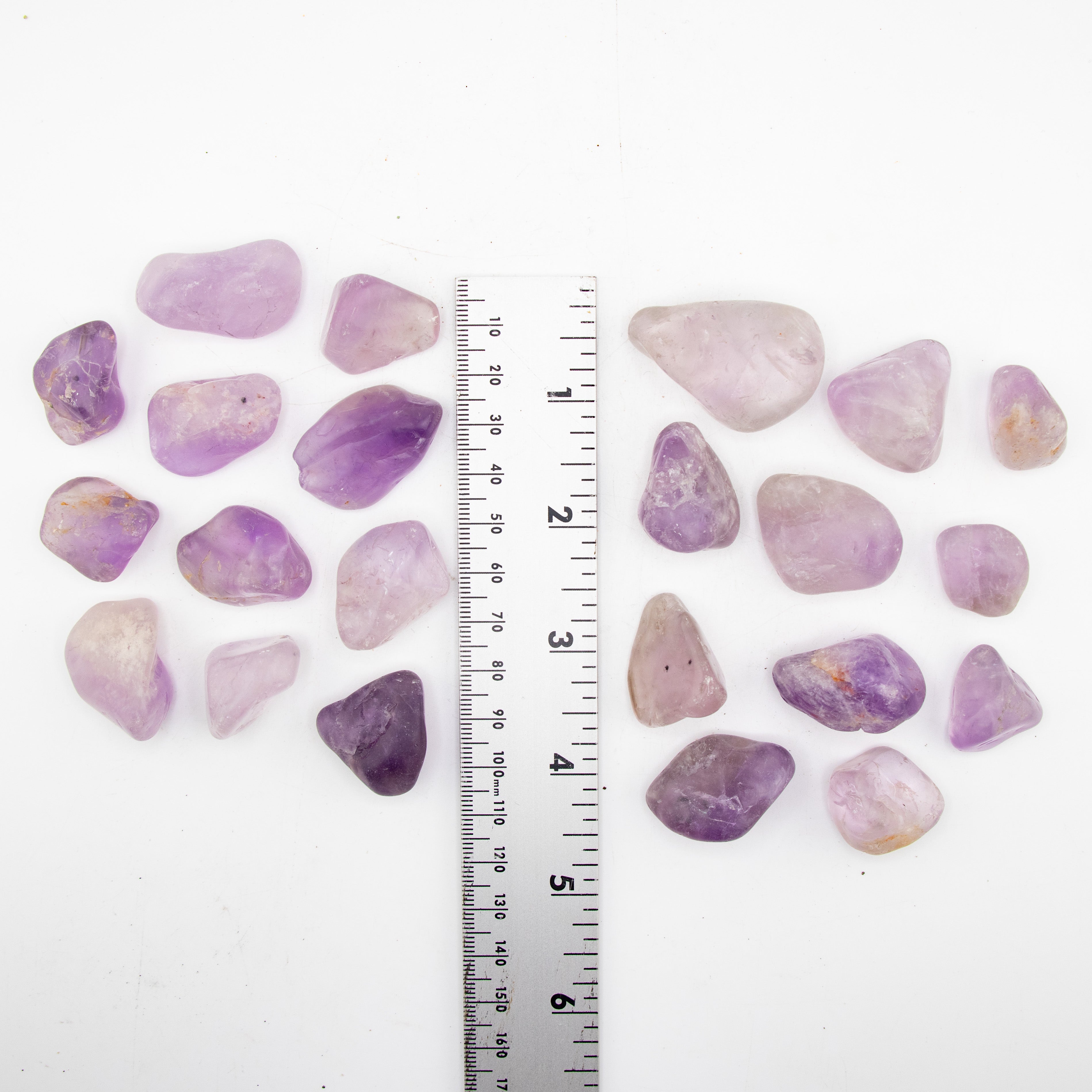 Amethyst Tumbled Stone, 2-3cm, Quality B, 1 Lb