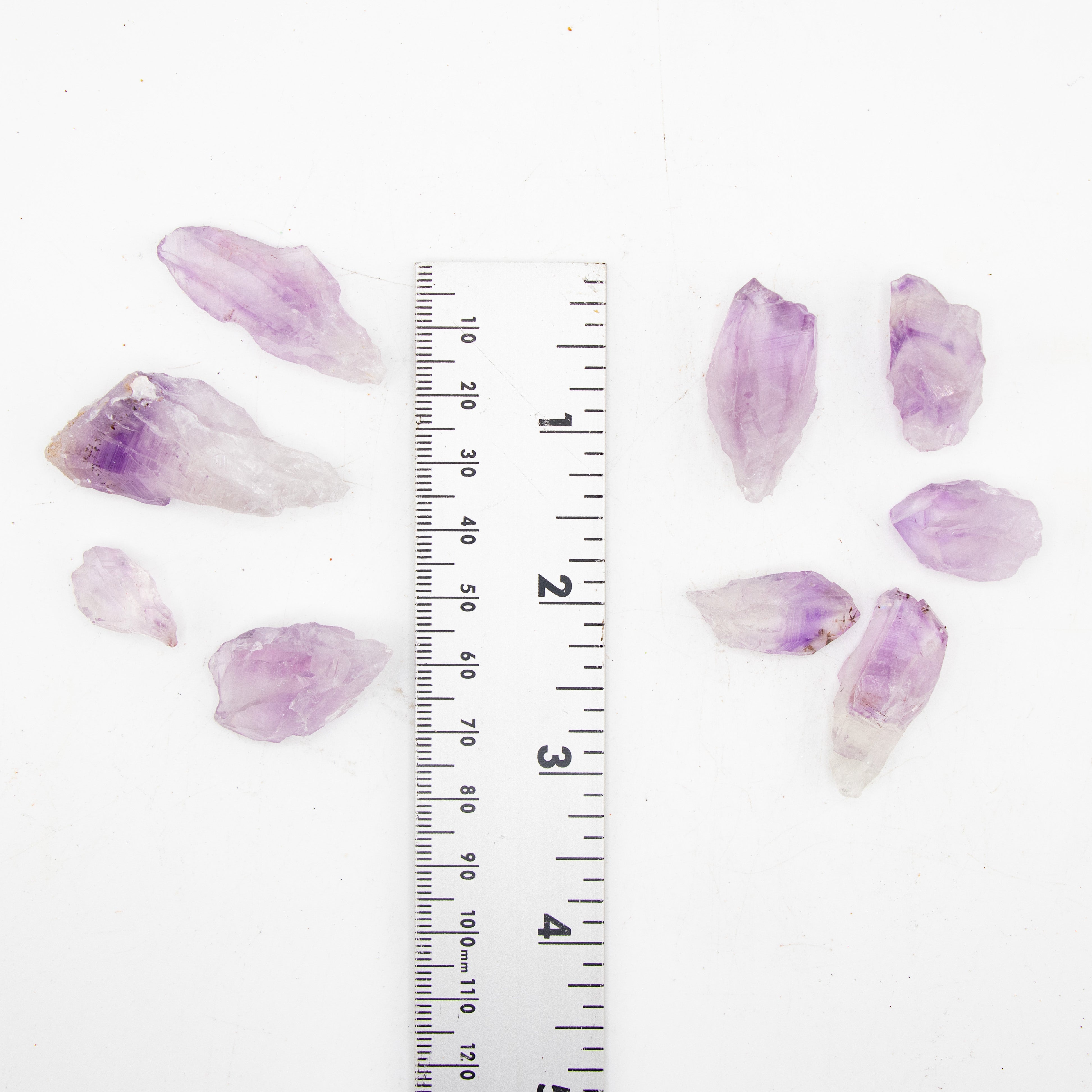 Amethyst Raw Point, 1-2 cm (Small), 1lb Pack
