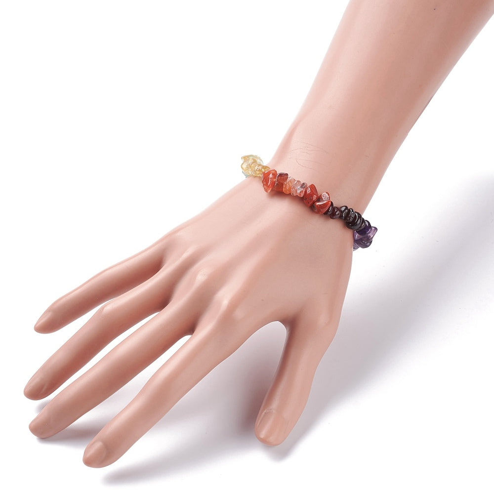 Chakra Kids Bracelet, Chipped, 5 Pieces in a Pack