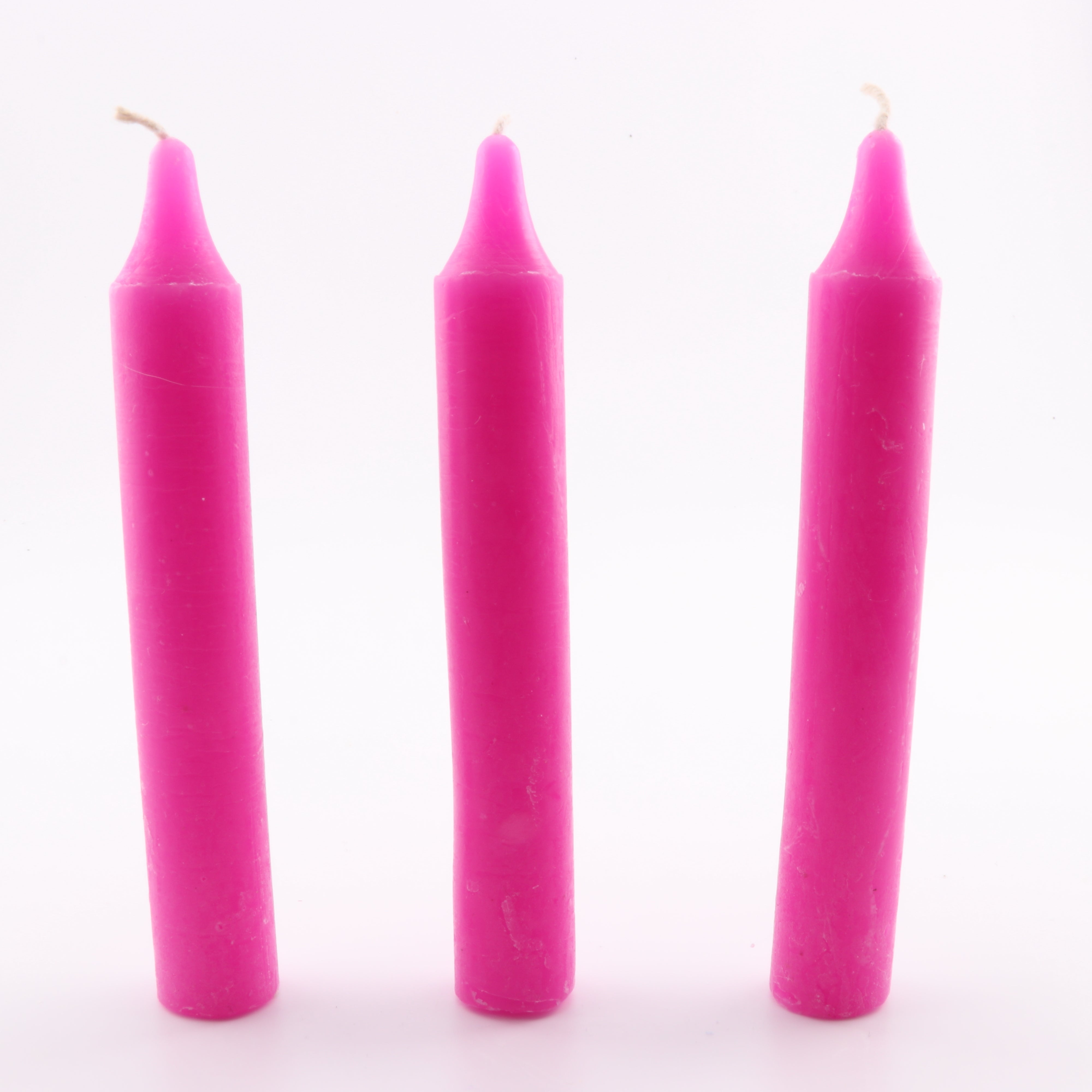 Chime Candle, Pink Color, 4", 20 Pieces in a Pack