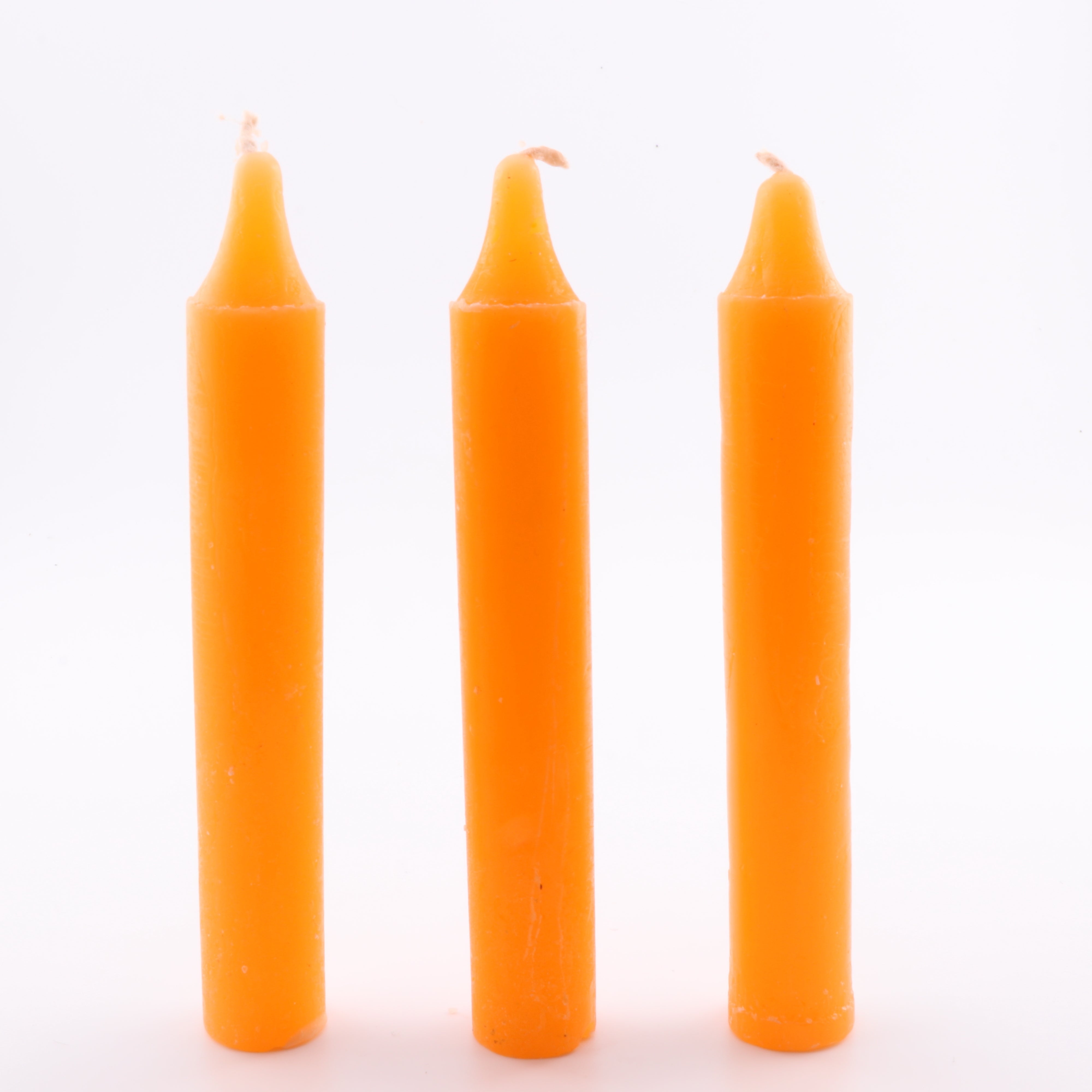 Chime Candle, Orange Color, 4", 20 Pieces in a Pack