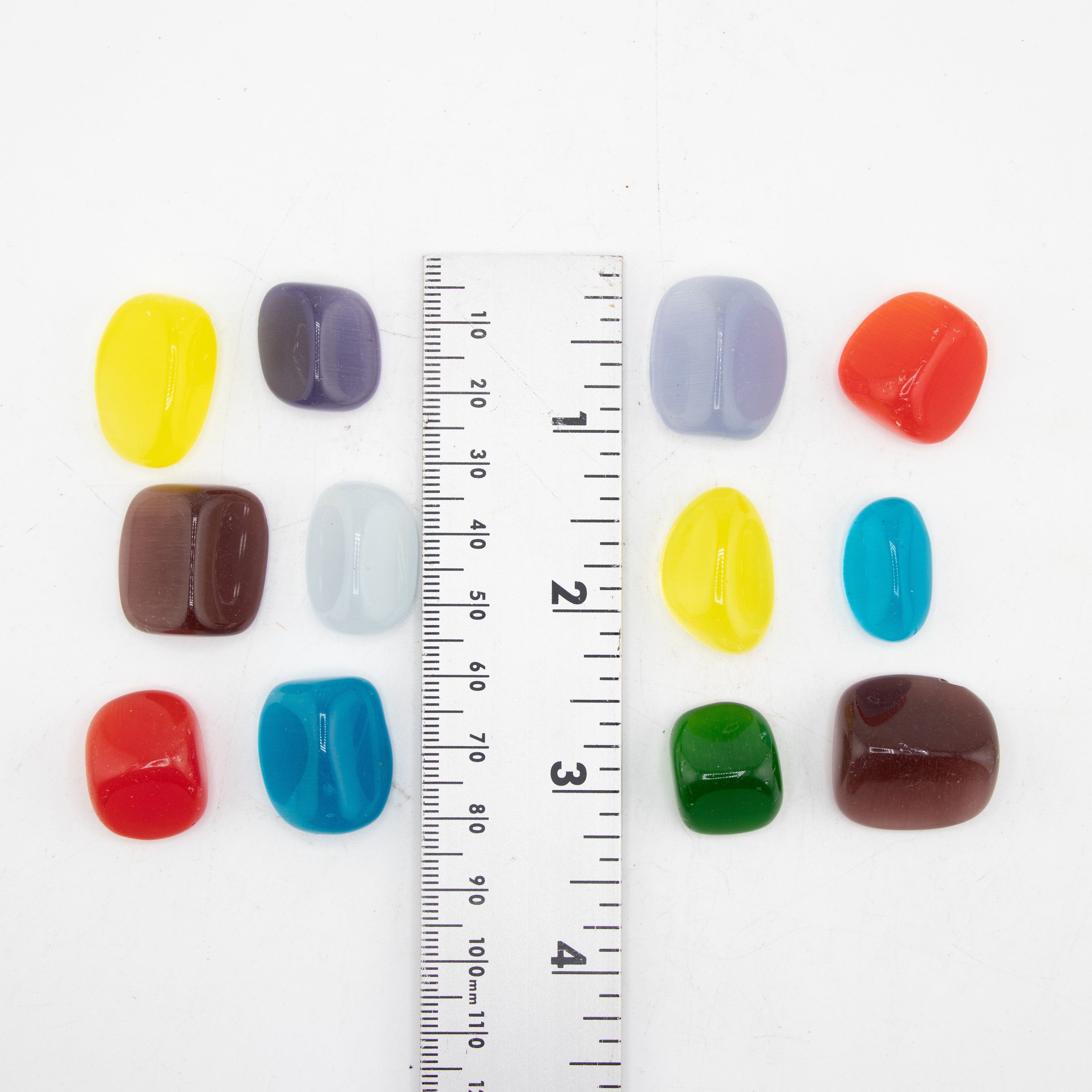 Cat's Eye Tumbled Stone, 2-3cm, 1 Lb