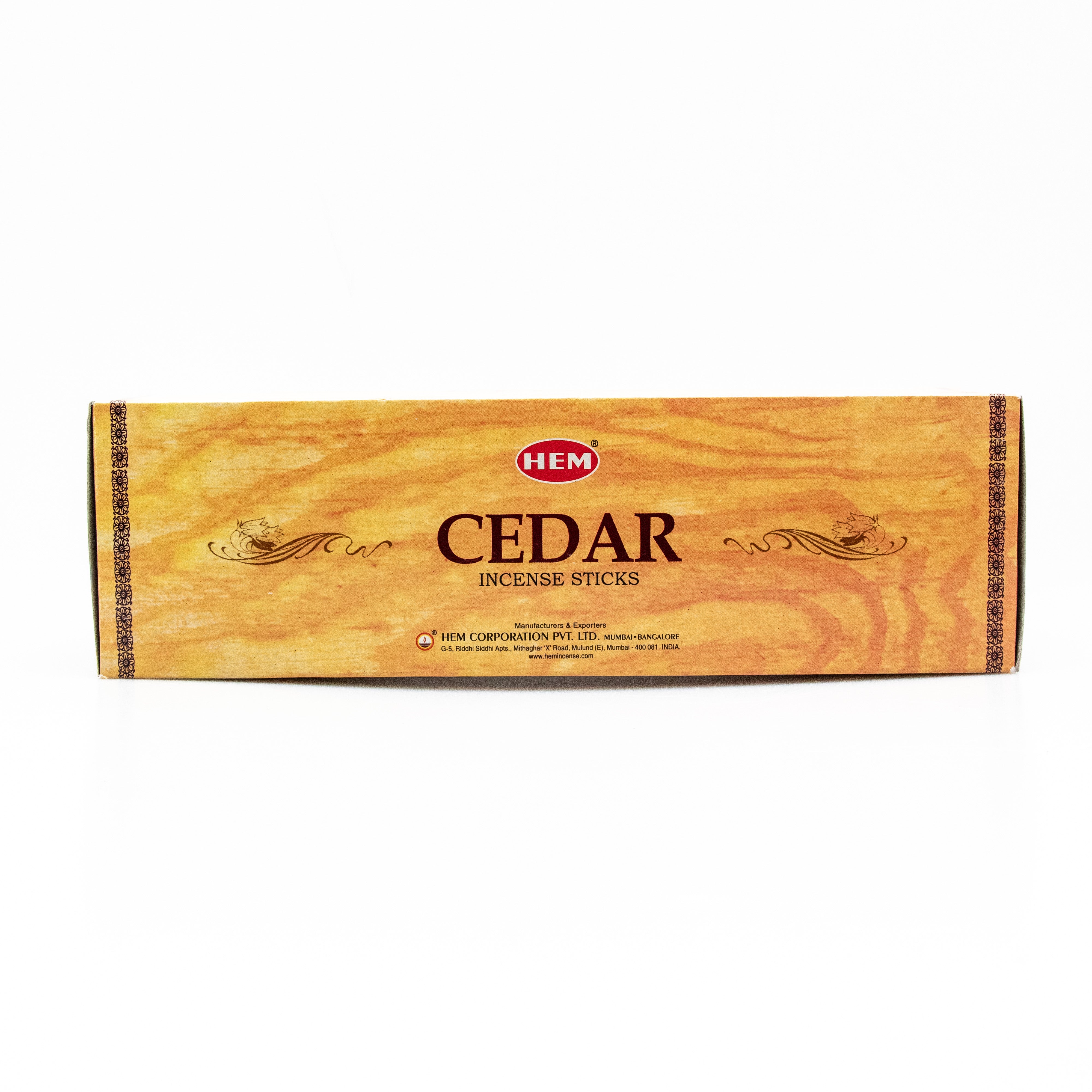 Hem Cedar, Incense Sticks, 8 Stick, 18 grams in one Pack, 25 Pack Box