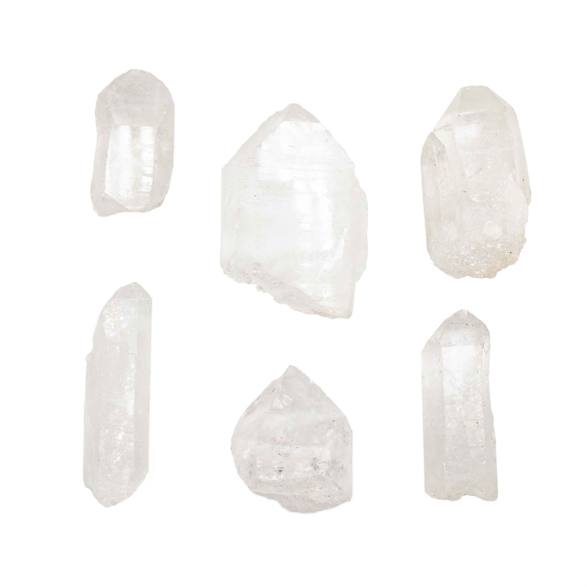 (L) Clear Quartz Raw Point, 4-6 cm, 1 lb