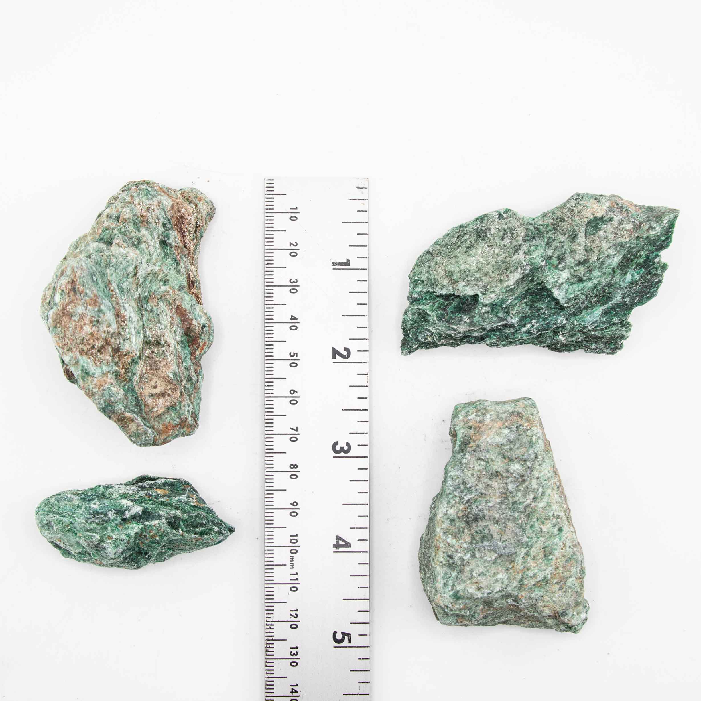 Fuchsite Rough Stone, 3-5cm, 1 KG Pack