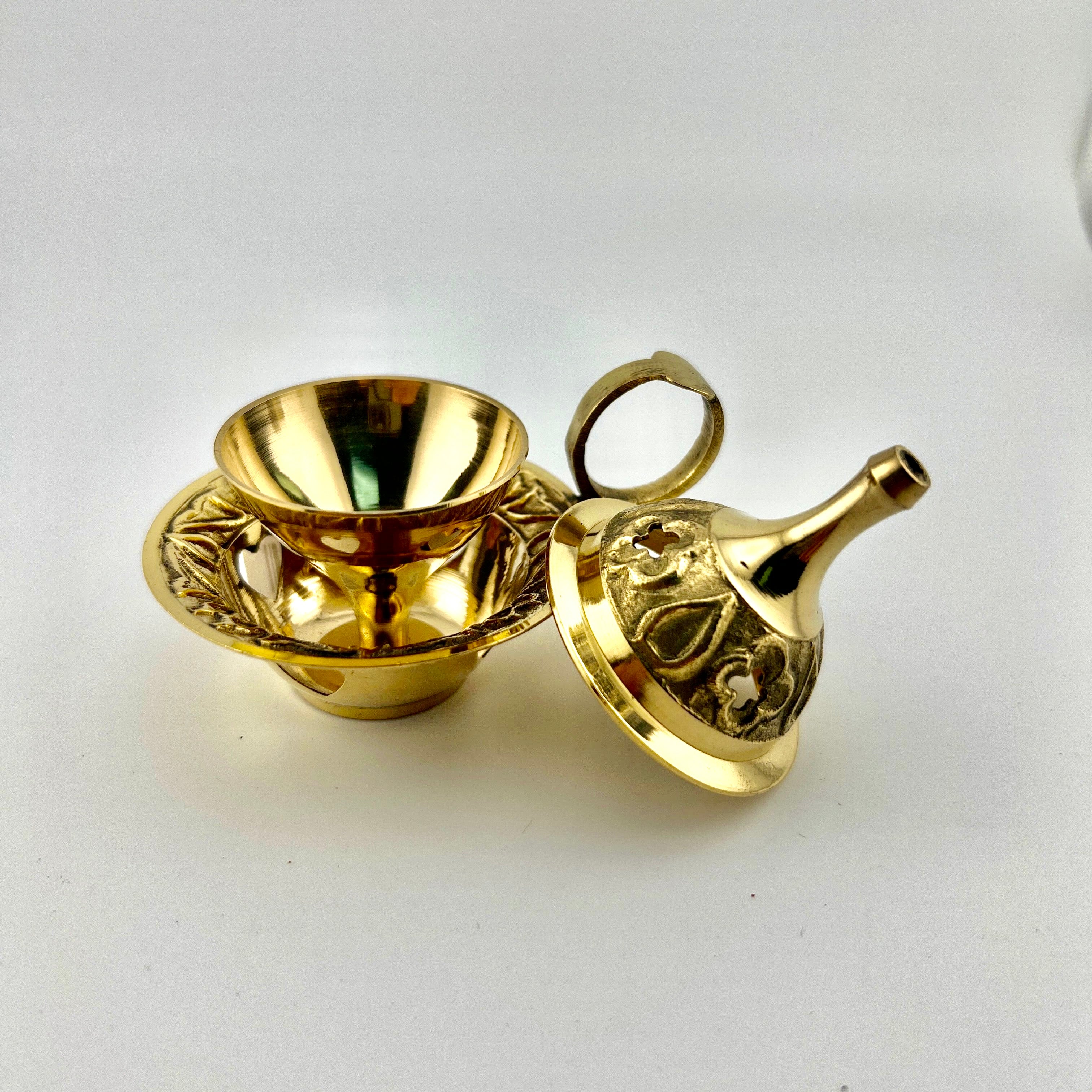 Brass Cone Incense Burner, 1 Piece in a Pack