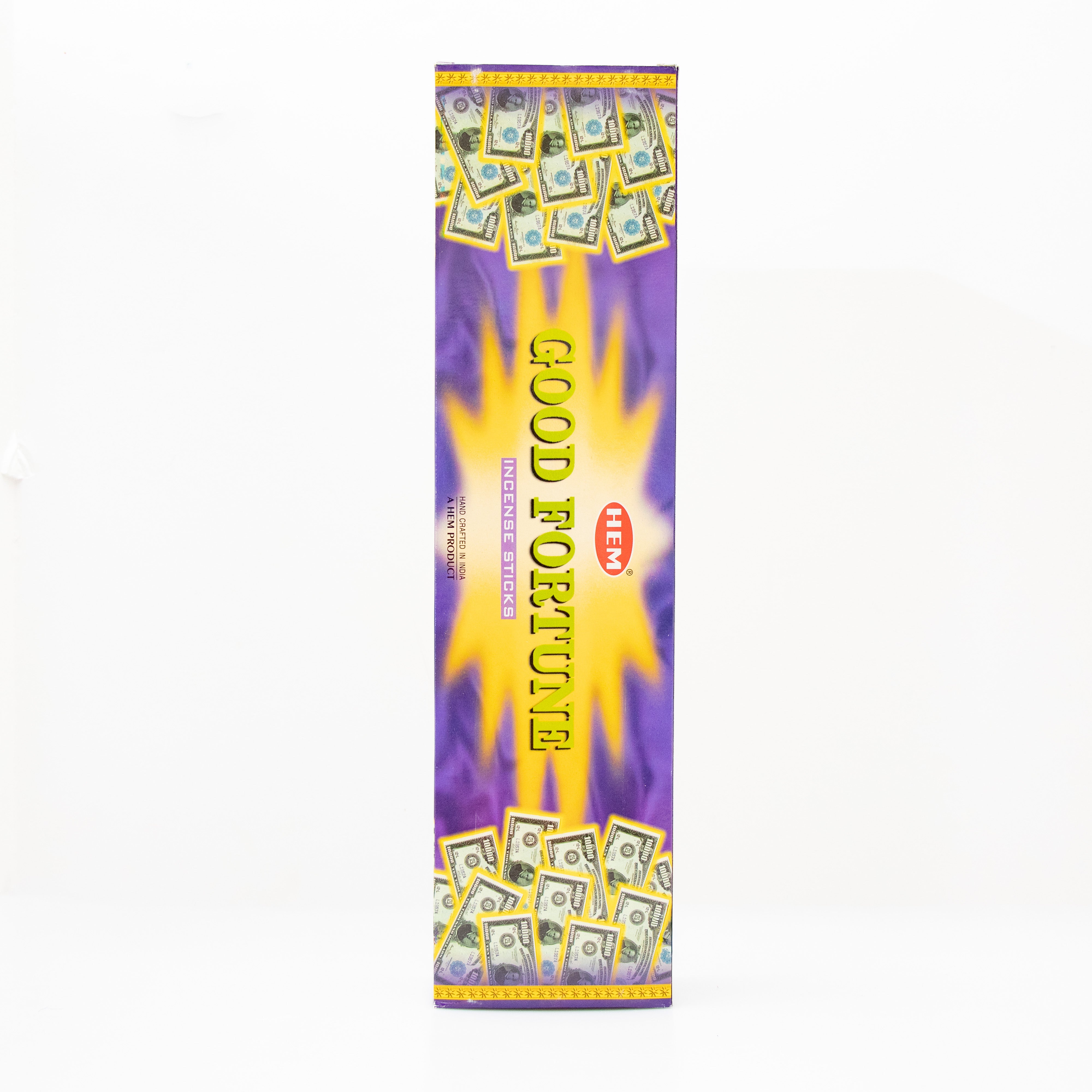 Hem Good Fortune, Jumbo Incense Sticks, 16", 6 Pack Box