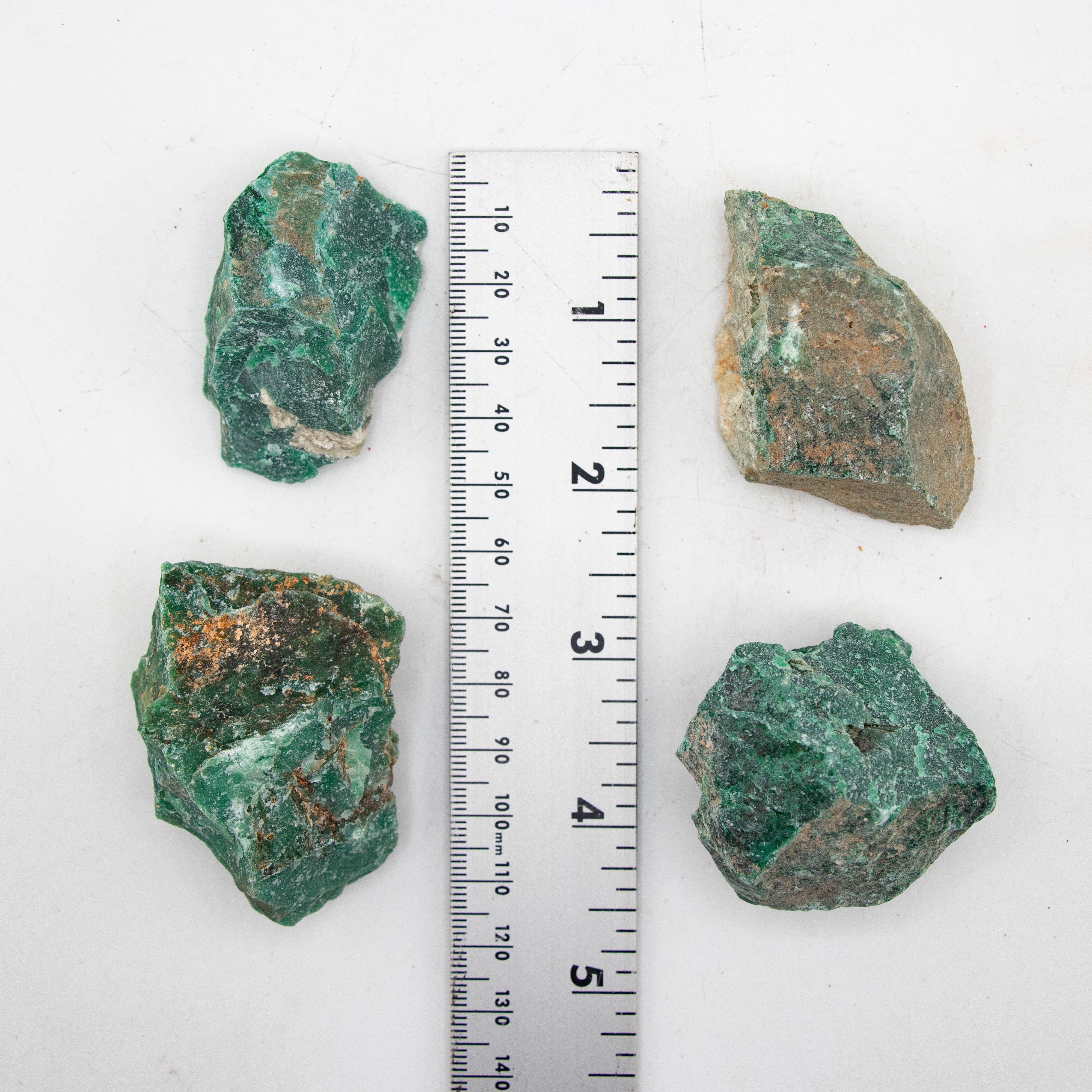 Green Jasper Rough Stone, 3-5cm, 20 Pieces in a Pack, #069