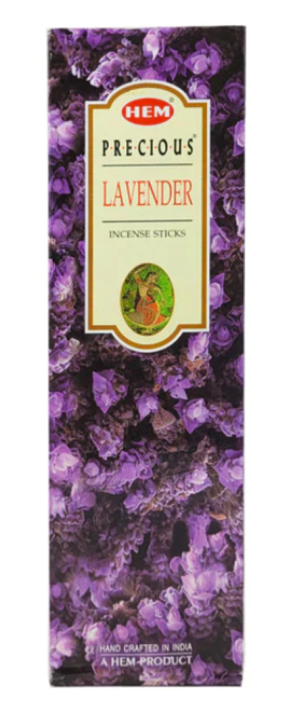 Hem Precious Lavender, Incense Sticks, 8 Stick, 18 grams in one Pack, 25 Pack Box