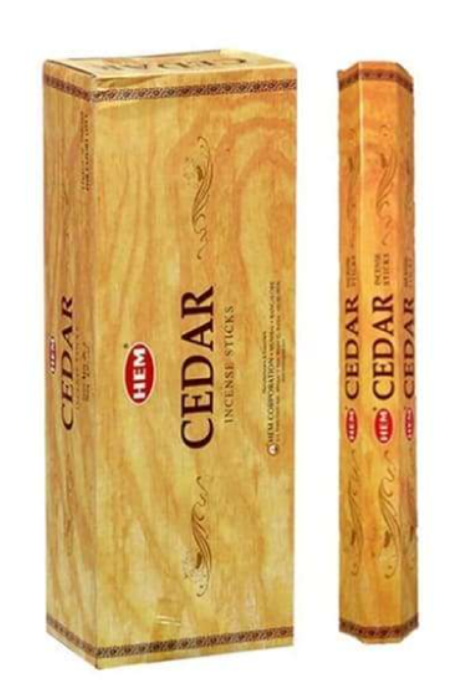 Hem Cedar, Incense Sticks, 8 Stick, 18 grams in one Pack, 25 Pack Box