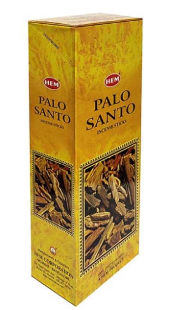 Hem Palo Santo, Incense Sticks, 8 Stick,18 grams in one Pack, 25 Pack Box