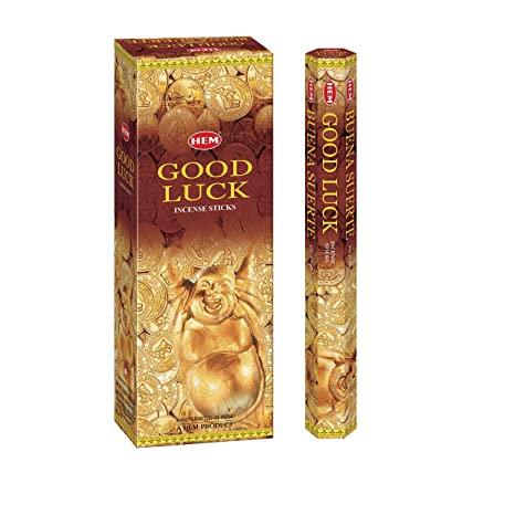 Hem Good Luck, Jumbo Incense Sticks, 16", 6 Pack Box