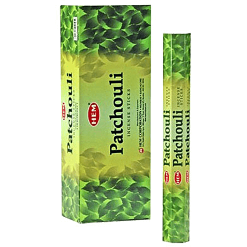 Hem Patchouli, Jumbo Incense Sticks, 16", 6 Pack Box