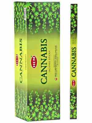 Hem Cannabis, Jumbo Incense Sticks, 16", 6 Pack Box