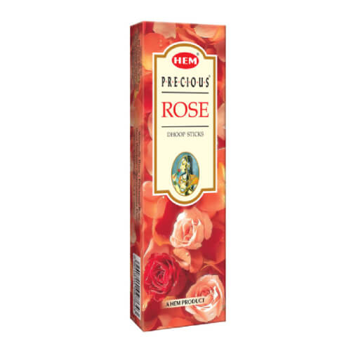 Hem Rose, Jumbo Incense Sticks, 16", 6 Pack Box