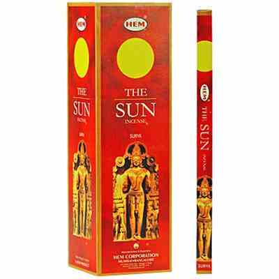 Hem The Sun, Incense Sticks, 8 Stick, 18 grams in one Pack, 25 Pack Box