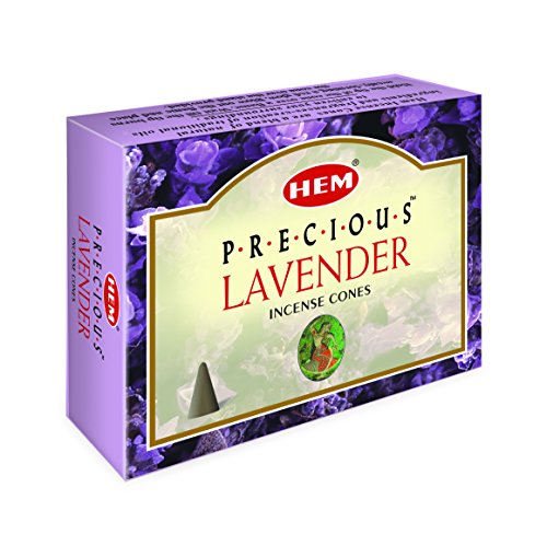 Hem Lavender, Incense Cone, 24 grams in one Pack, 12 Pack Box