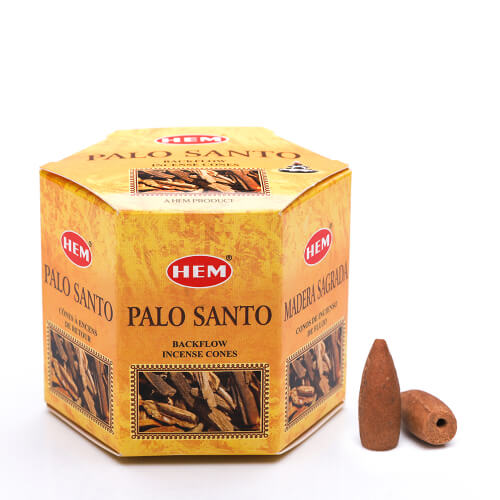 HEM Palo Santo, Backflow Cones, 12 Pack  (40 cones each pack), 480 Cones