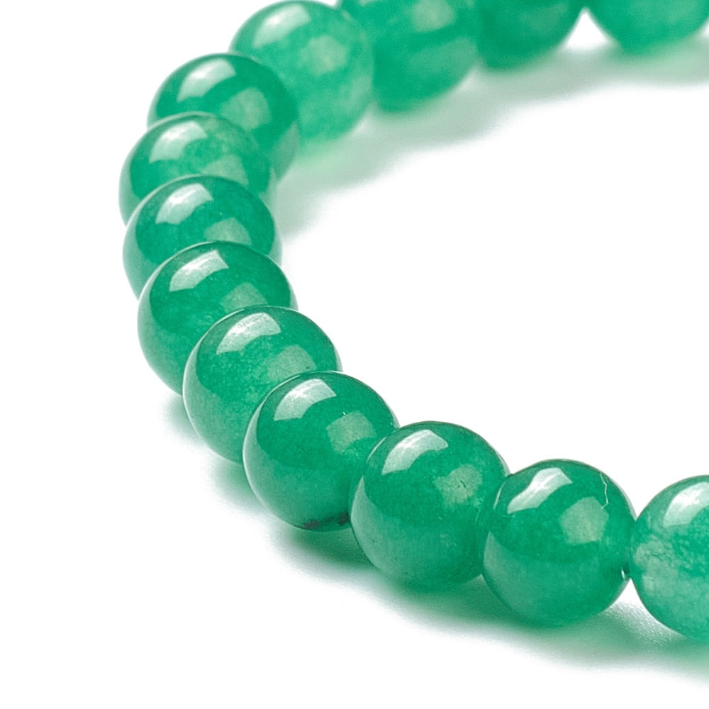 Green Aventurine Bracelet, 6mm, 5 Pieces in a Pack