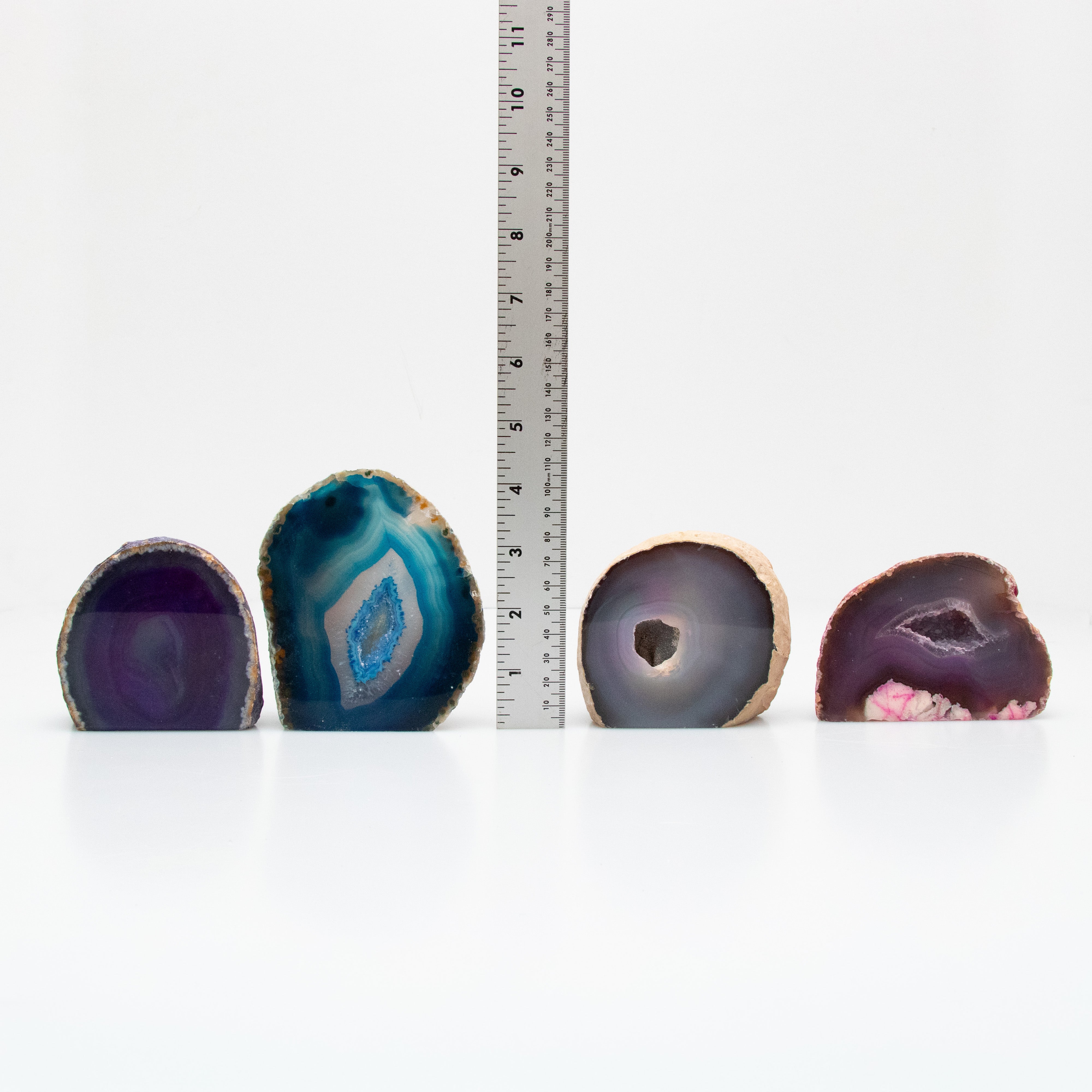 Large Agate Geode with Cut Base (1 Piece)