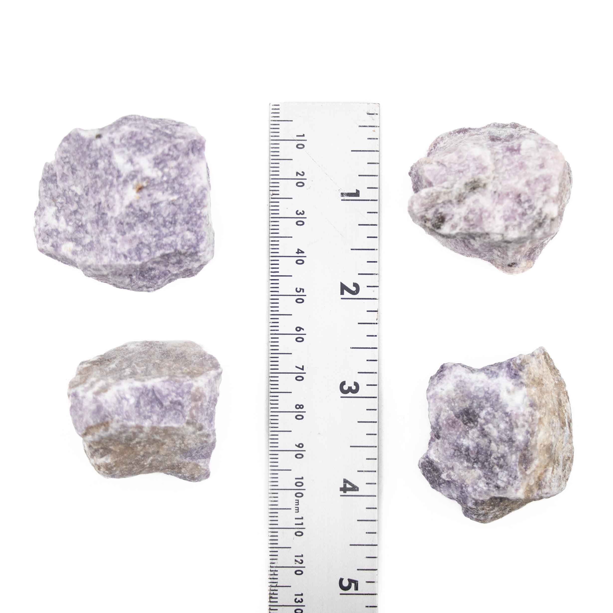 Lepidolite (Purple Mica) Rough Stone, 4-6 cm, 1 KG Pack