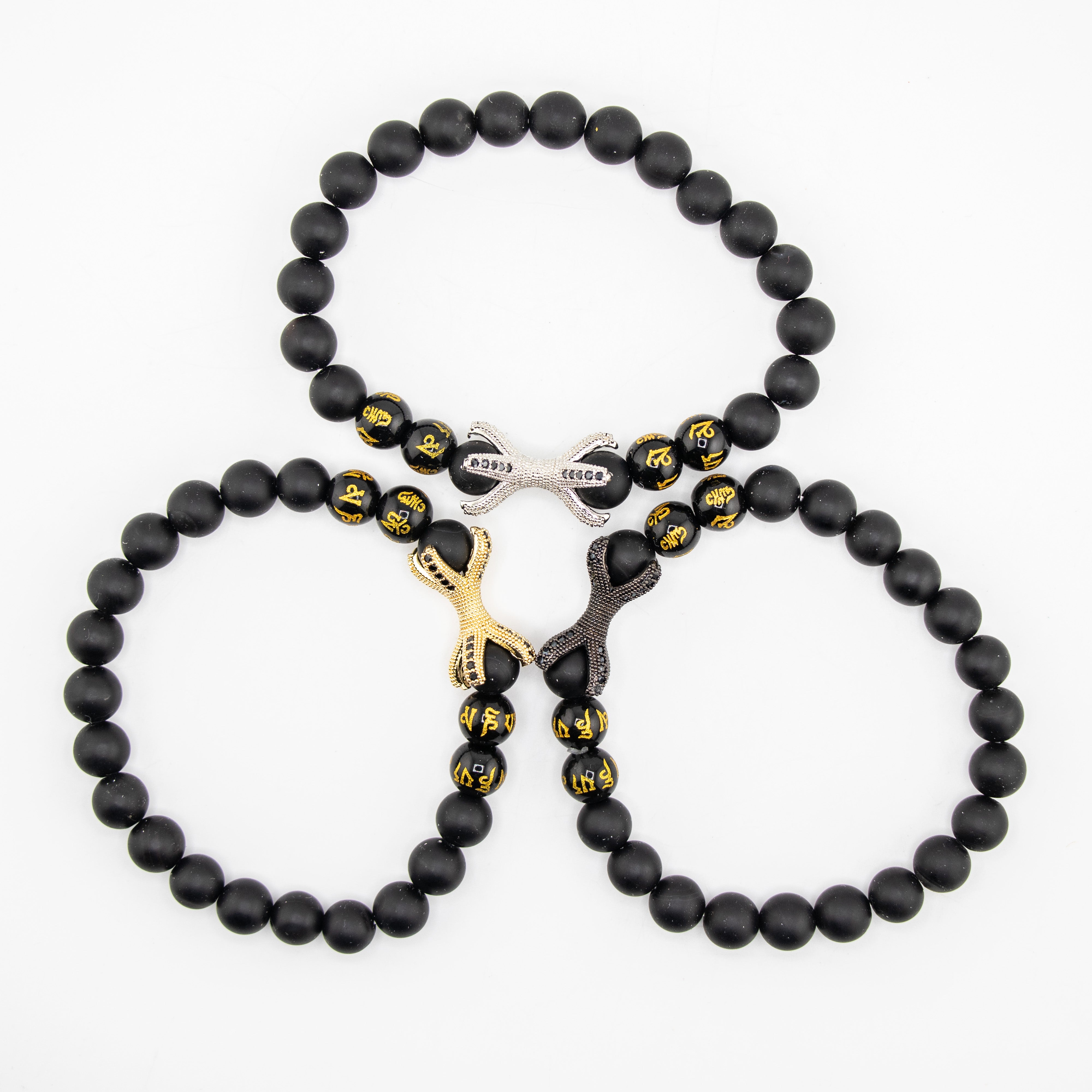 Mix Color Pack Bracelet, 8mm, 5 Pieces in a Pack