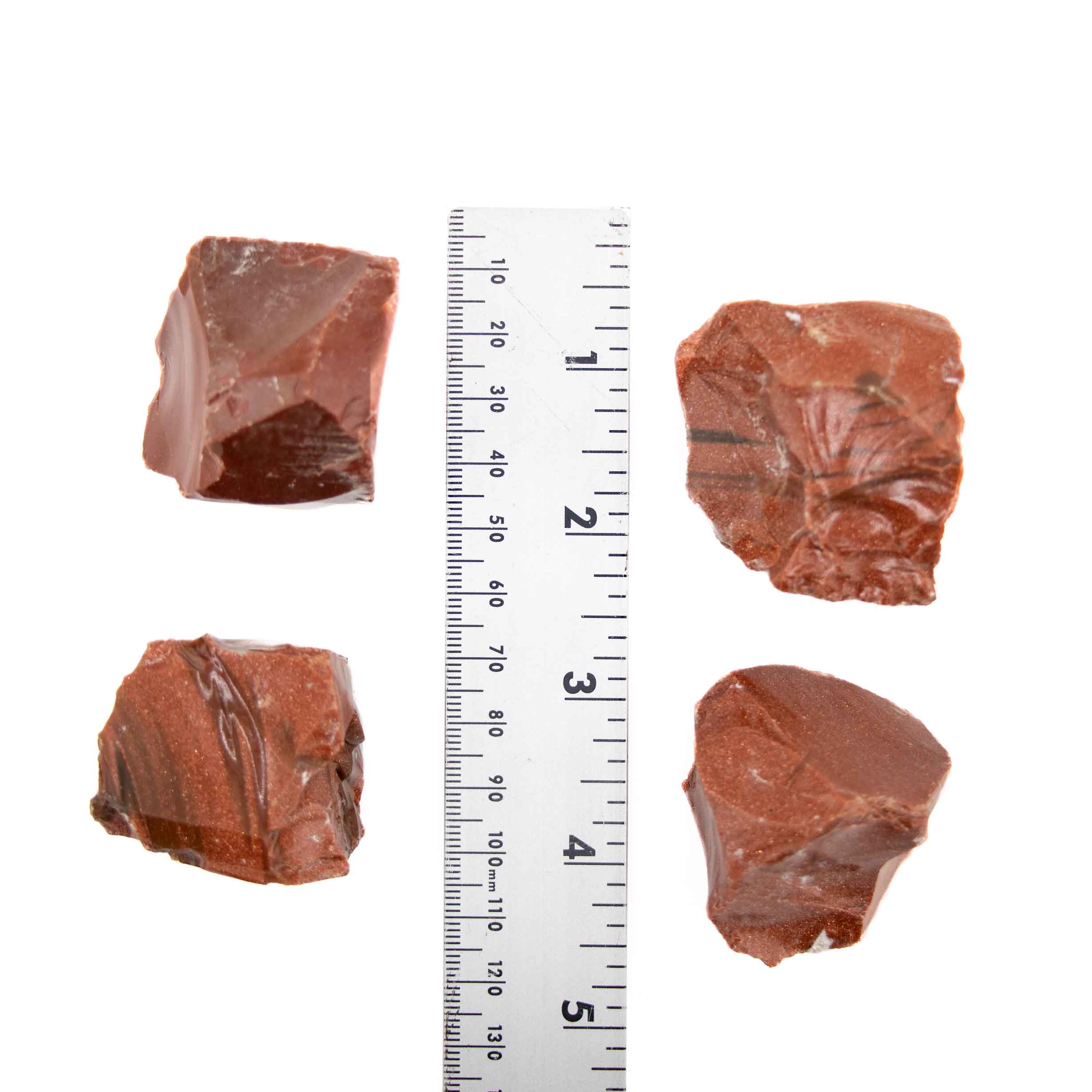 Red Goldstone Rough Stone, 3-5cm, 1 KG Pack