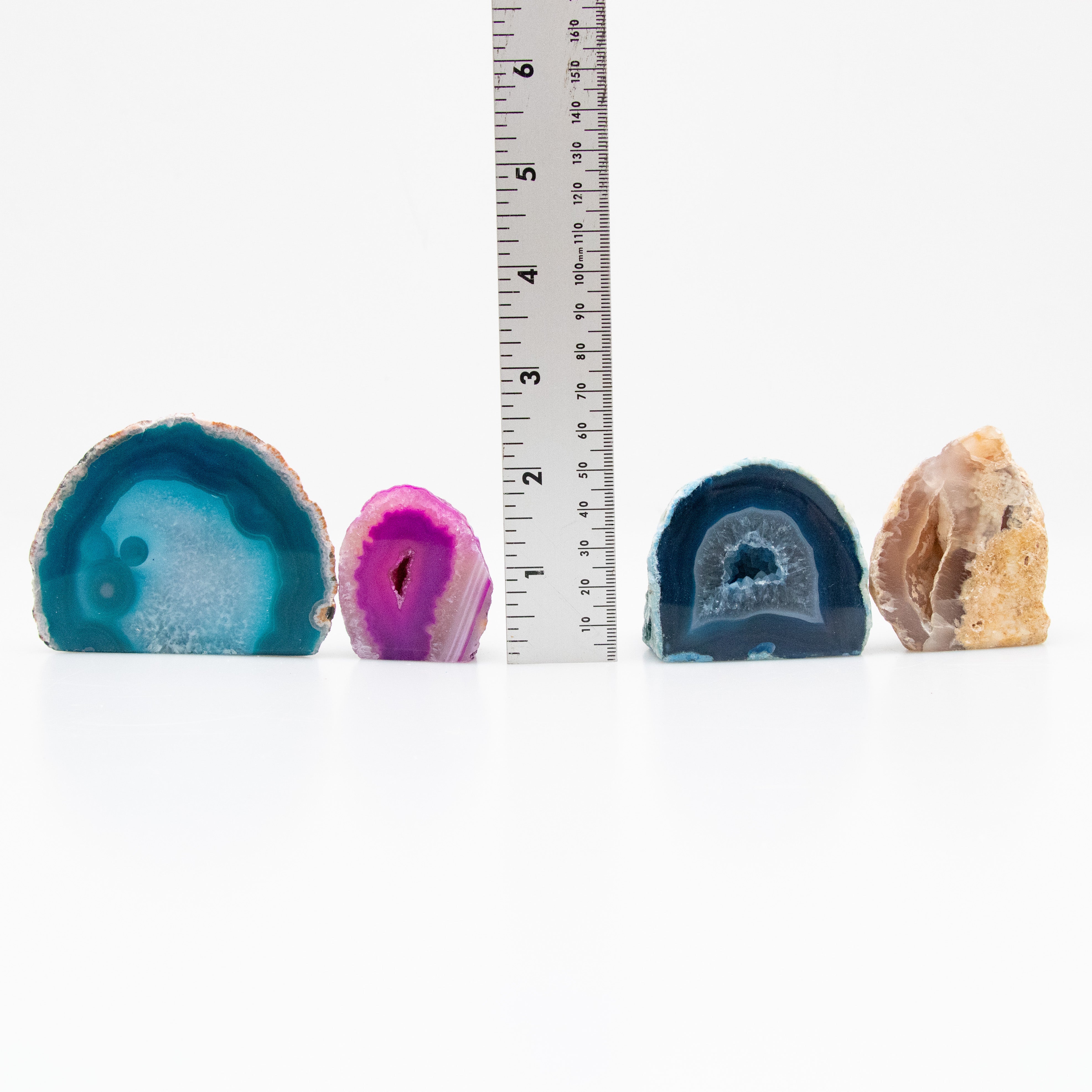 Small Agate Geode with Cut Base (1 Piece)