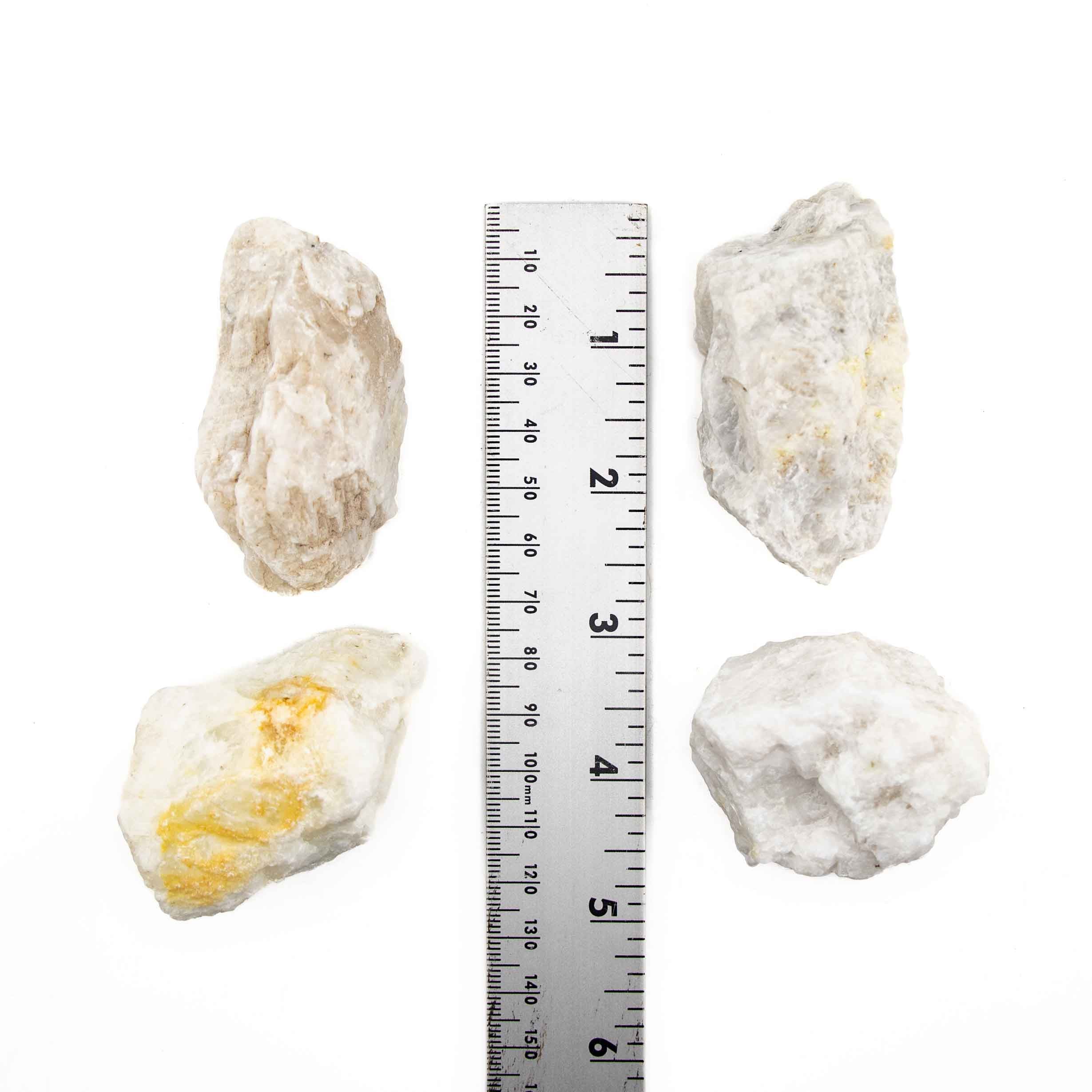 White Moonstone Rough Stone, 3-5cm, 1 KG Pack