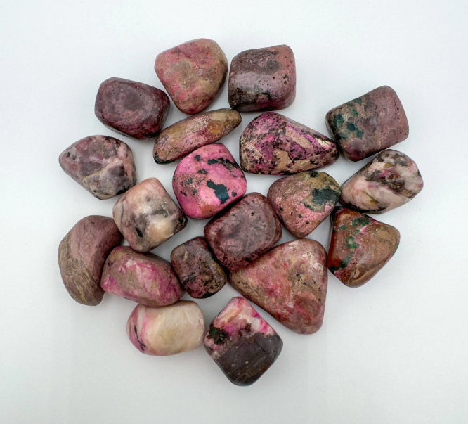 Cobaltoan Calcite (Cobaltocalcit) Tumbled Stone, 2-3cm, 1 Lb