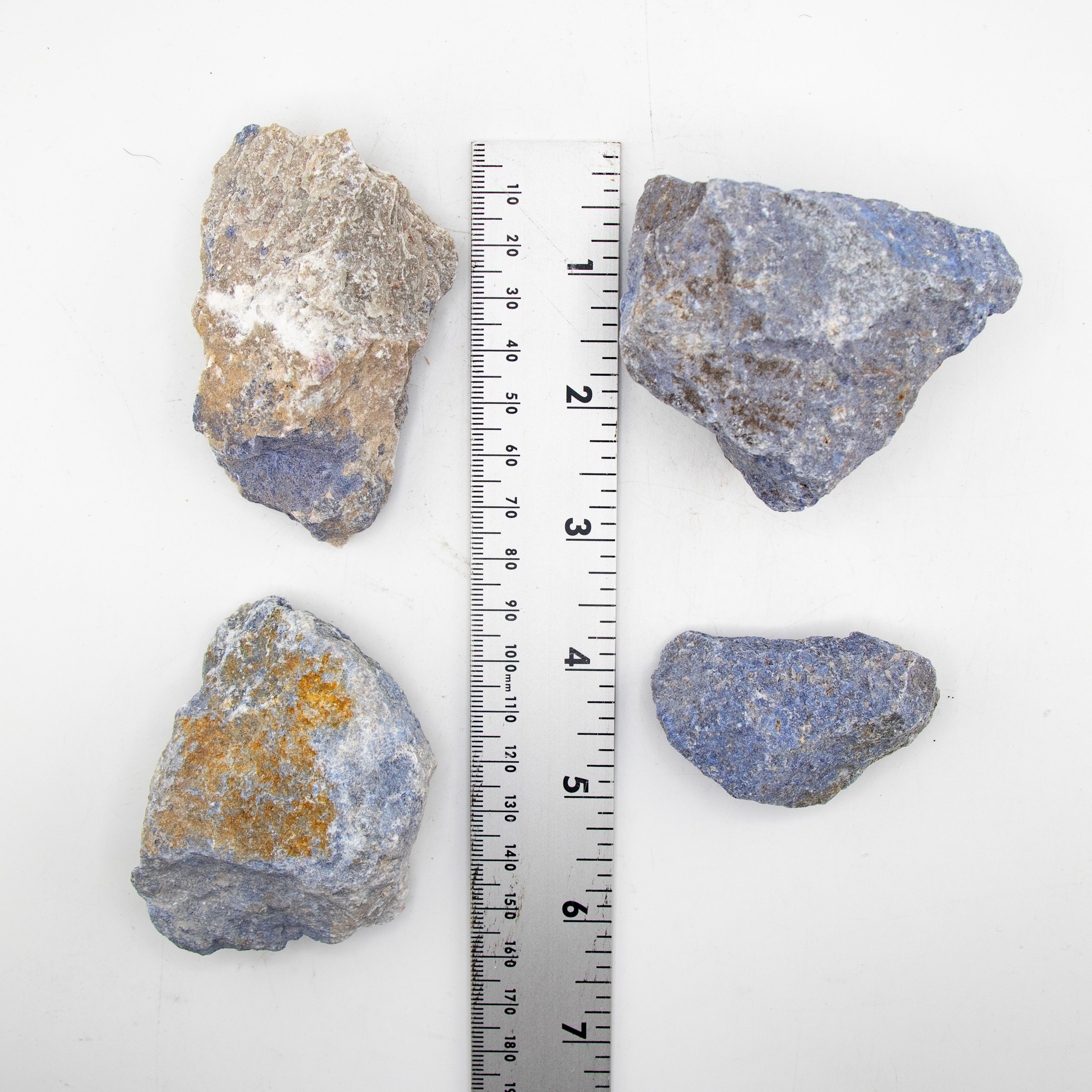 Dumortierite Rough Stone, 3-5cm, 20 Pieces in a Pack, #080