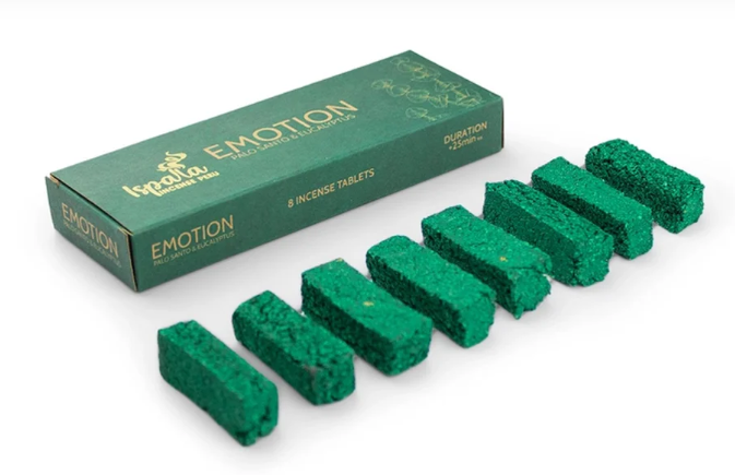 Ispalla, Emotion, 4" Incense Tablets, 12 Pack Box