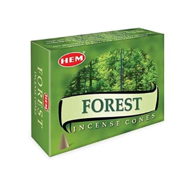 Hem Forest, Incense Cone, 24 grams in one Pack, 12 Pack Box