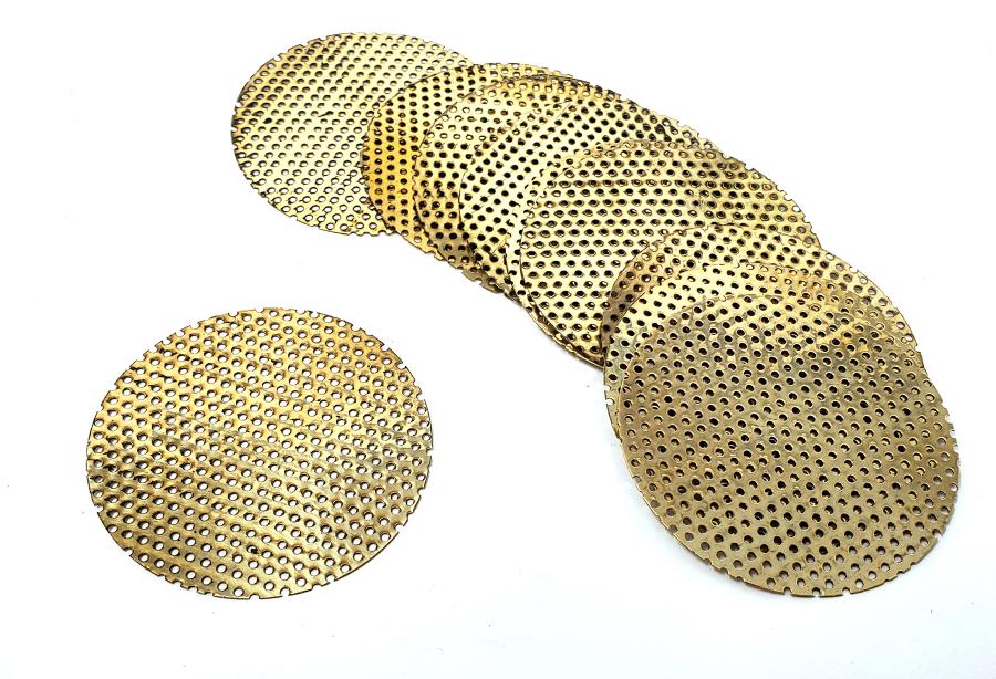 Brass Resin Burner Replacement Screen - 10 Pack