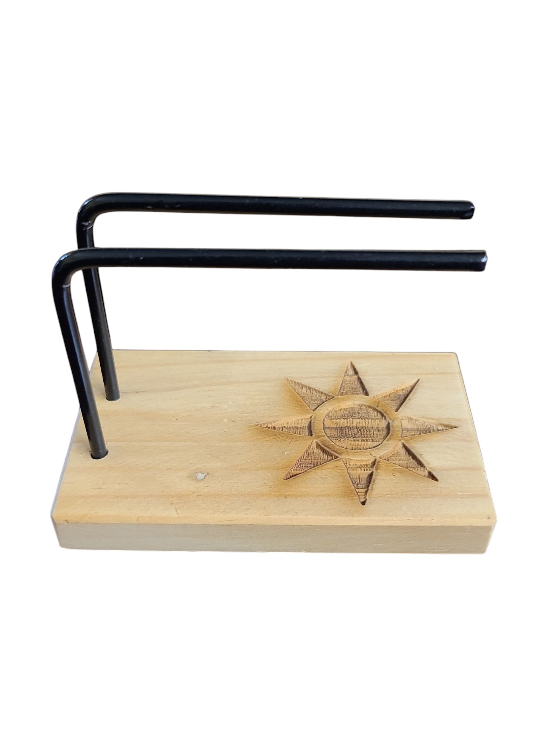 Smudge Stick Sage Burner with Sun Design - 1 Piece