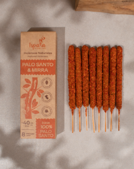 Ispalla Palo Santo & Myrrh, 4" Incense Sticks, 12 Pack Box