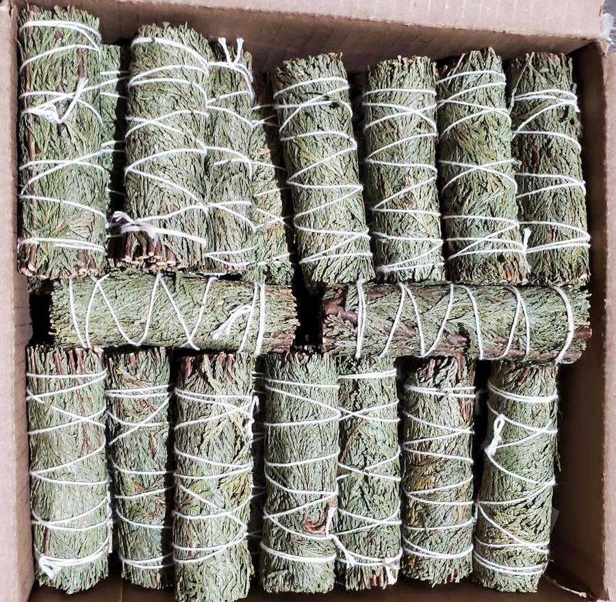 Cedar Smudge 4", 6pcs Pack