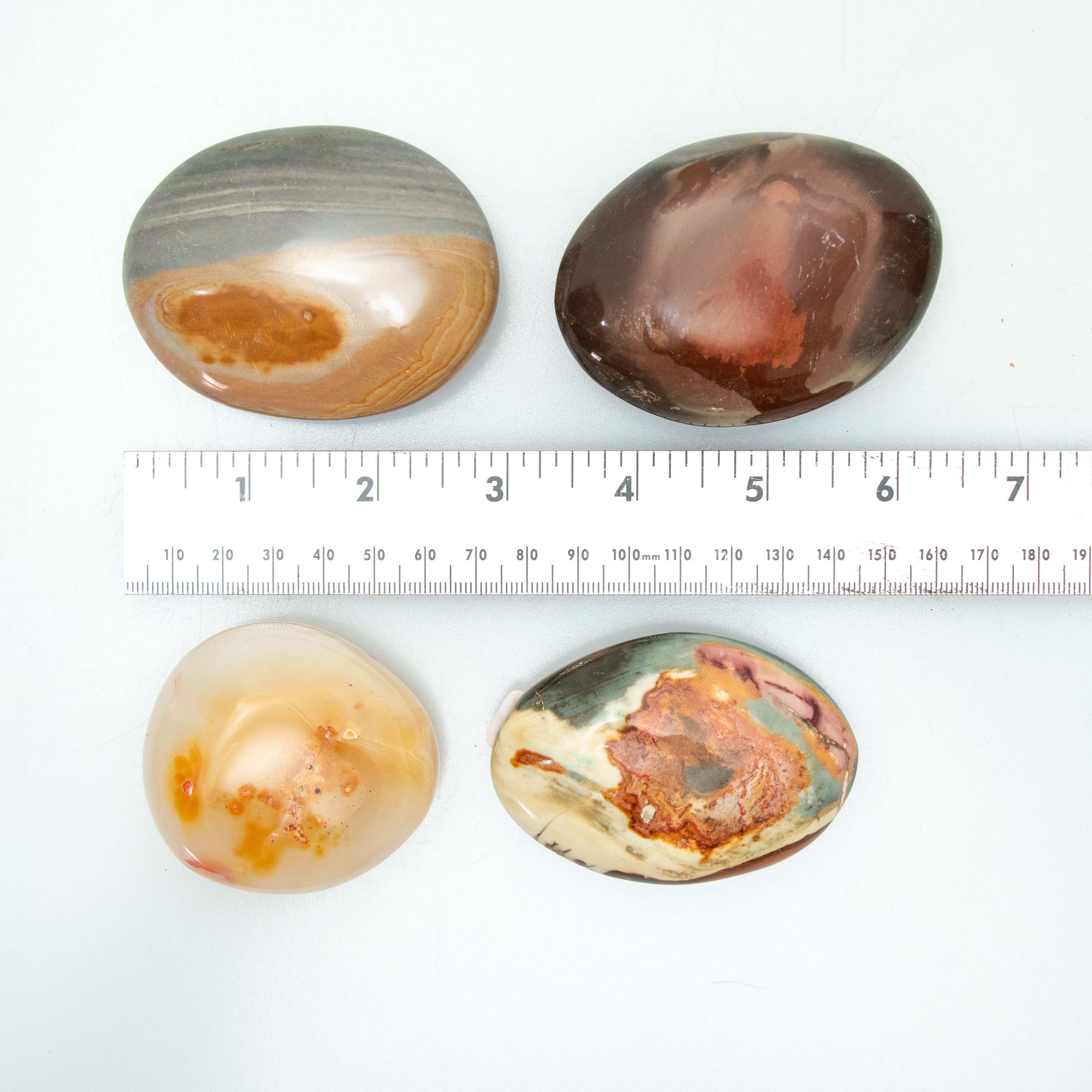 Polychrome Jasper Palm Stone, 50-150gr, 1 Piece