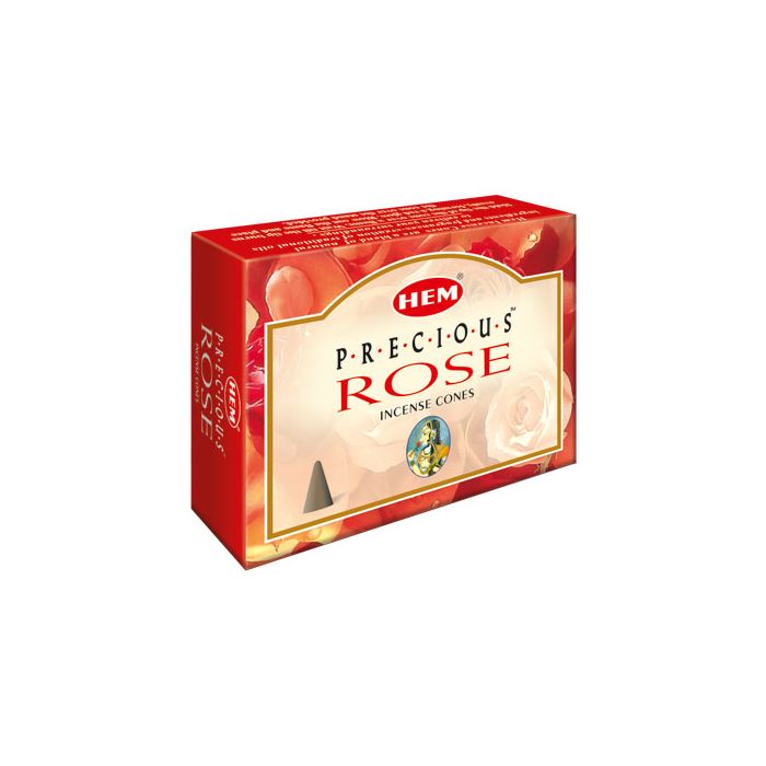Hem Precious Rose, Incense Cone, 24 grams in one Pack, 12 Pack Box