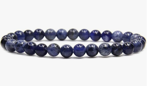 Sodalite Bracelet, 6mm, 5 Pieces in a Pack